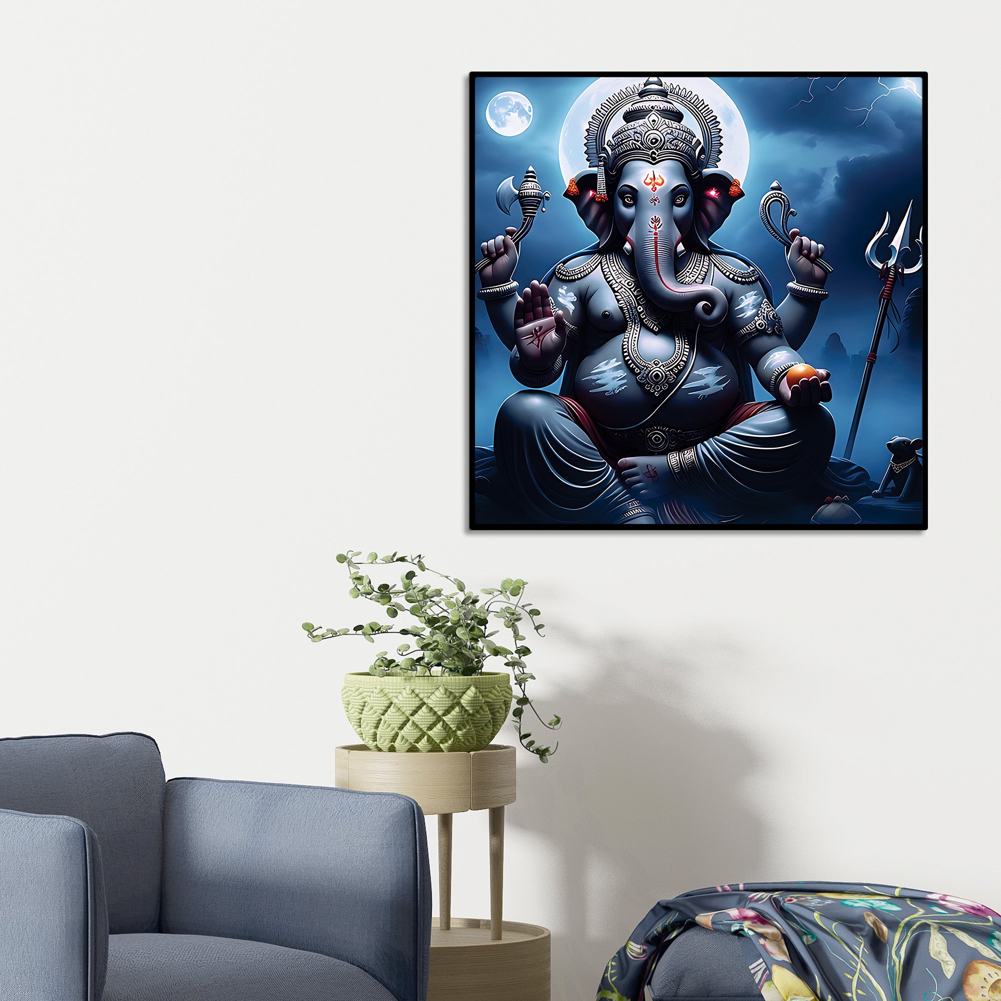 Classic Ganesha Wall Décor Painting