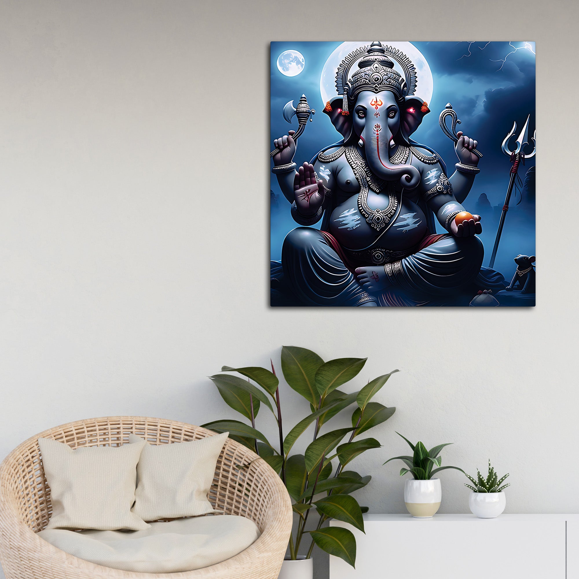 Classic Ganesha Wall Décor Painting