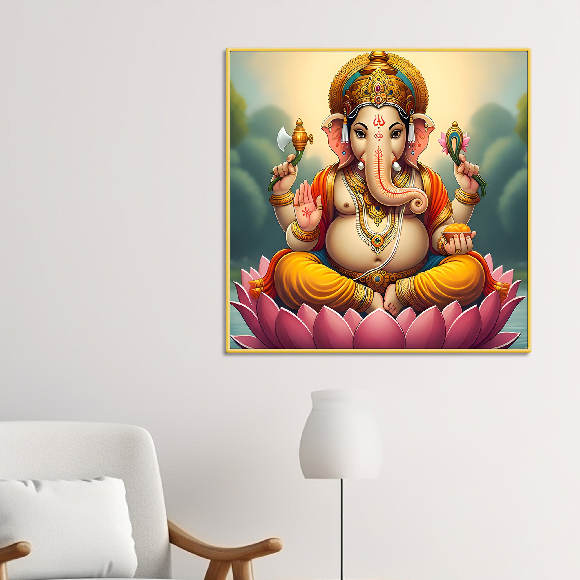 classic-ganpati-bappa-wall-painting