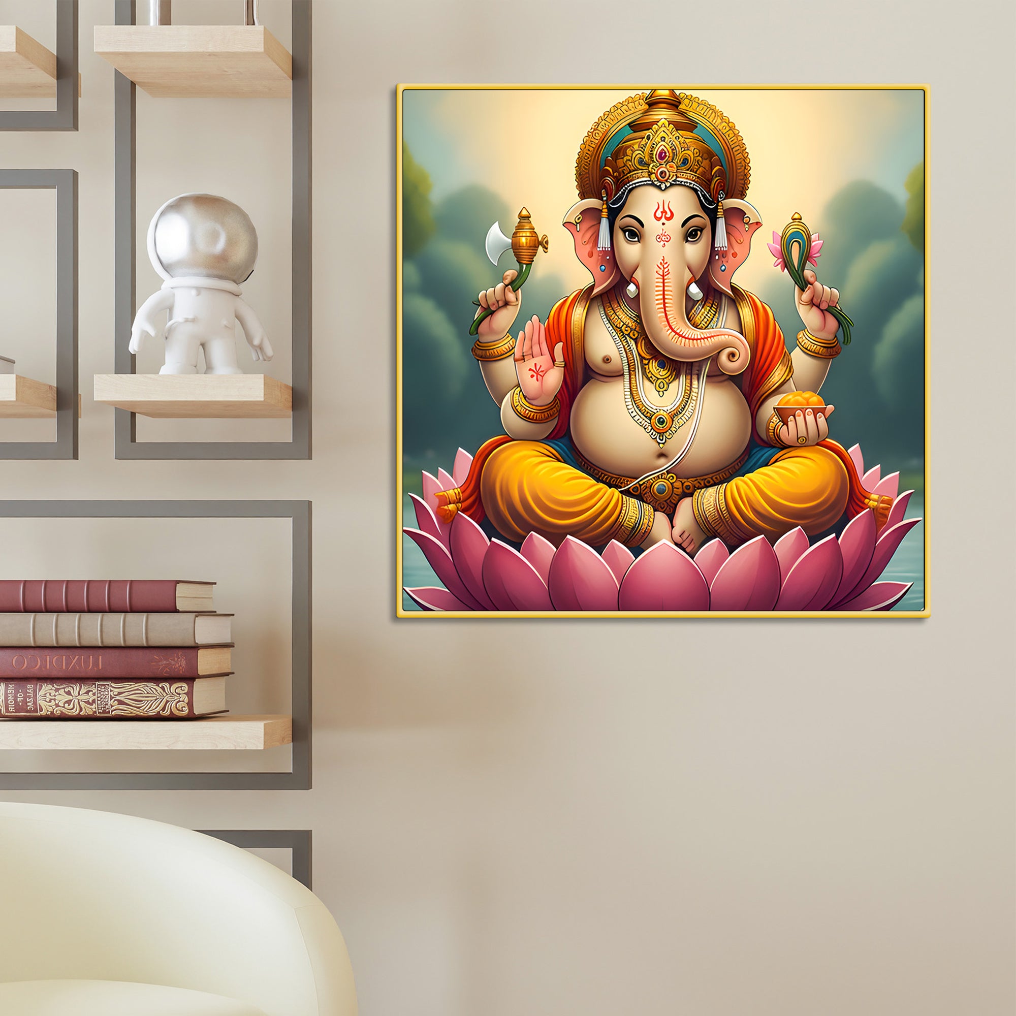Classic Ganpati Bappa Wall Painting