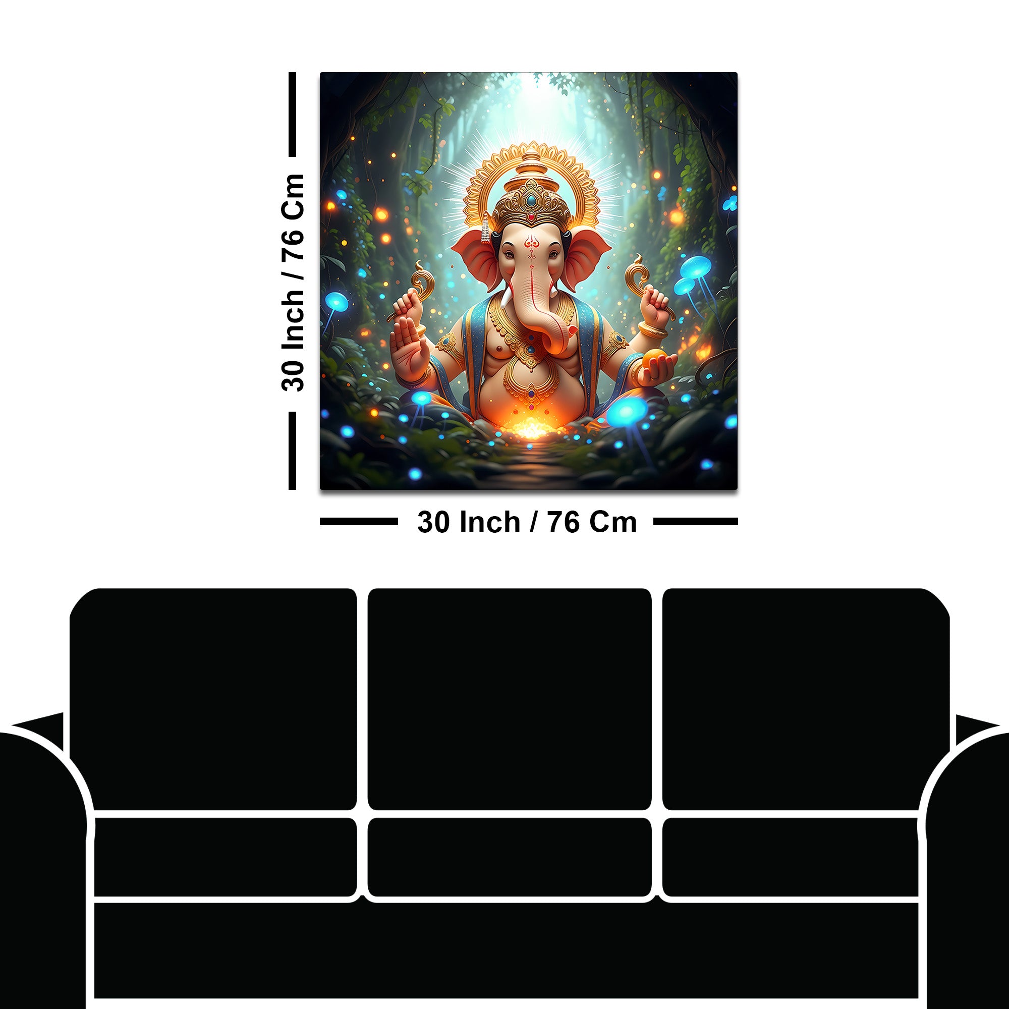 Classic Ganpati Painting for Living Room