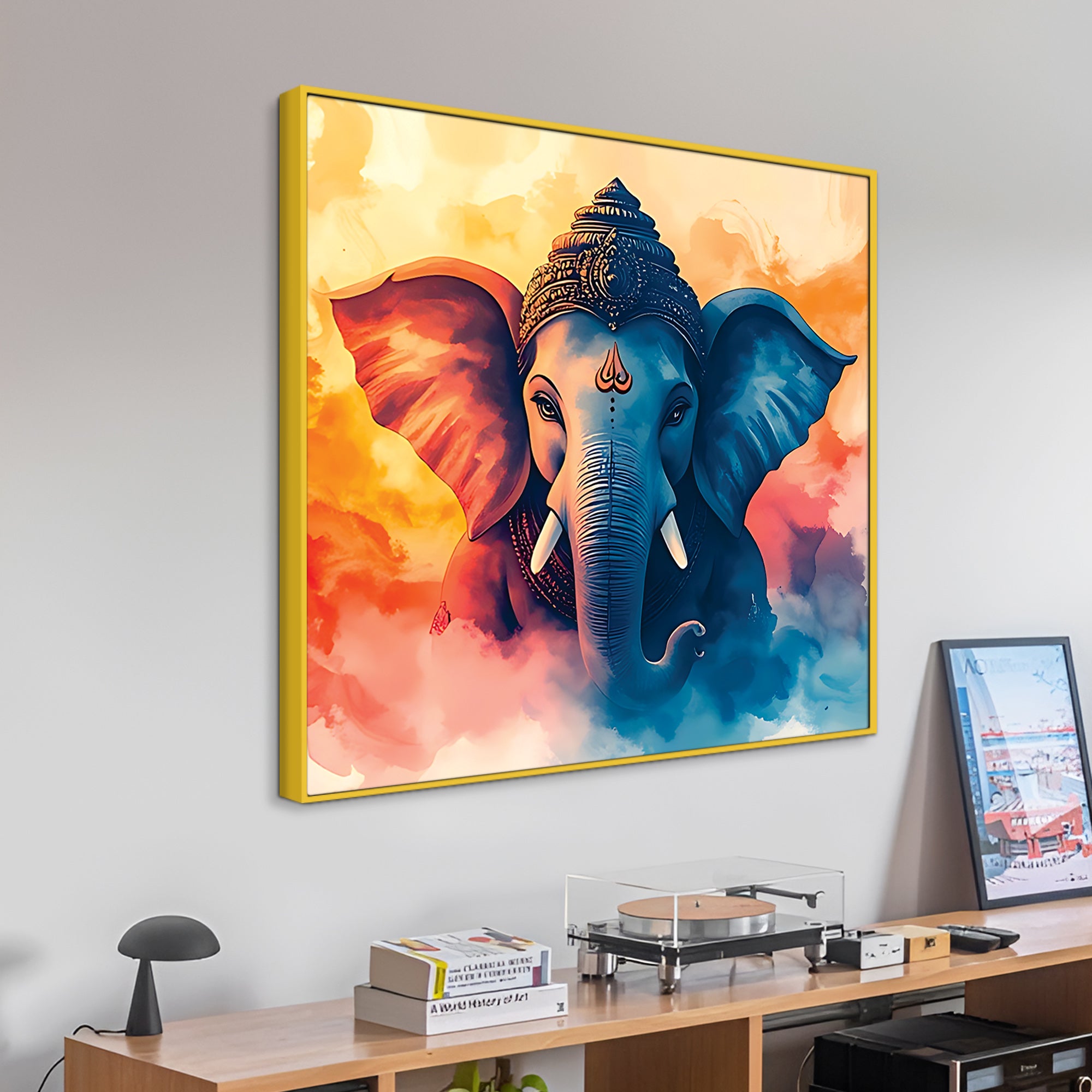 Classic Ganpati Wall Décor Painting