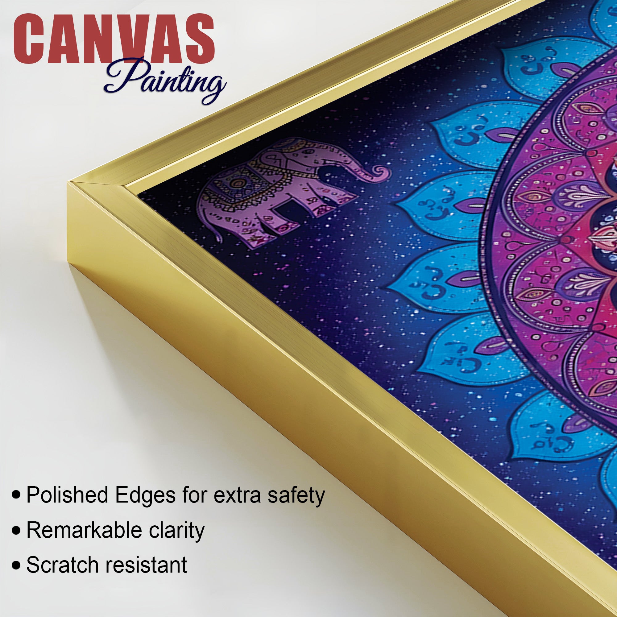 Classic Hindu Ganesh Ji Painting for Home Decoration