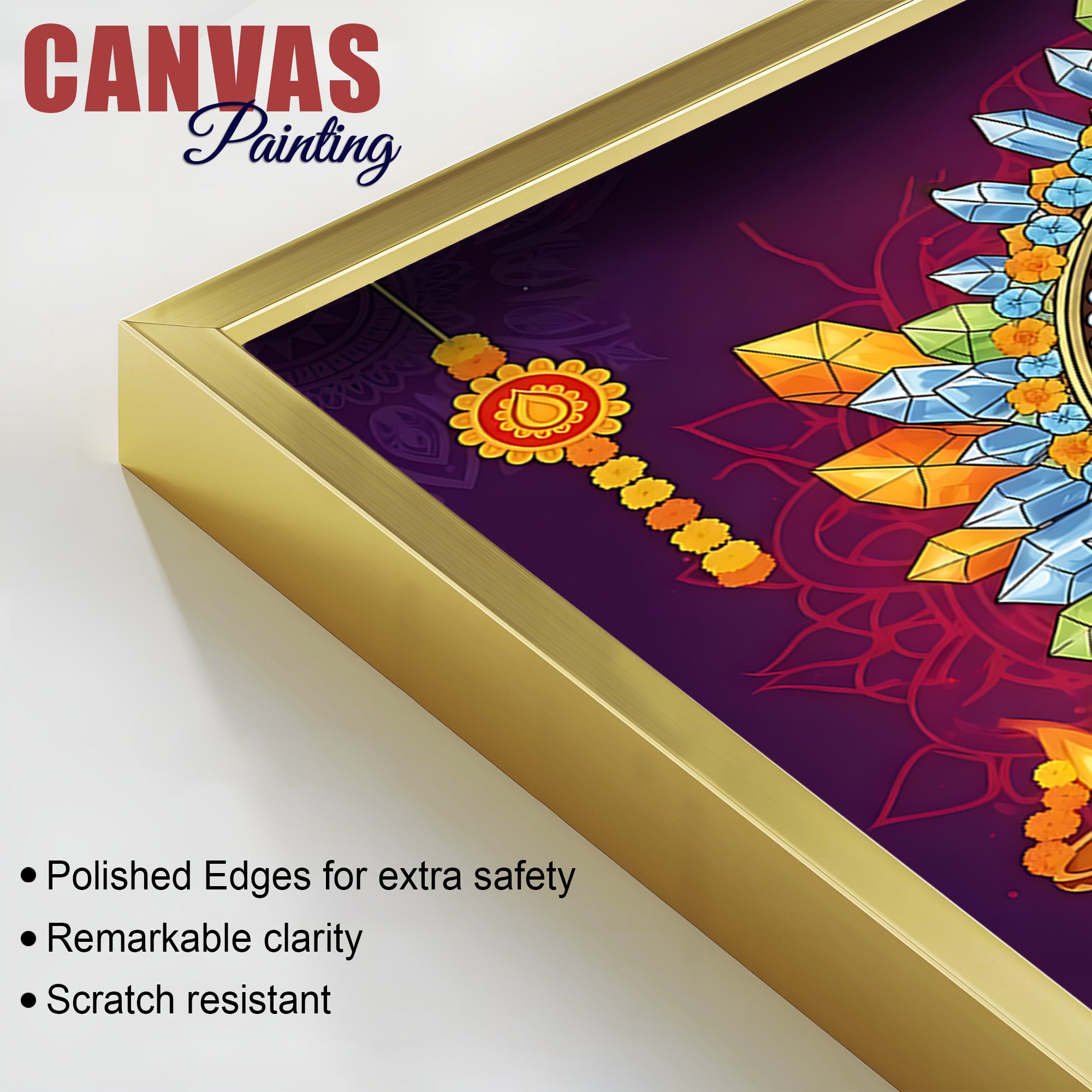 Classic Indian Ganesha Painting for Home