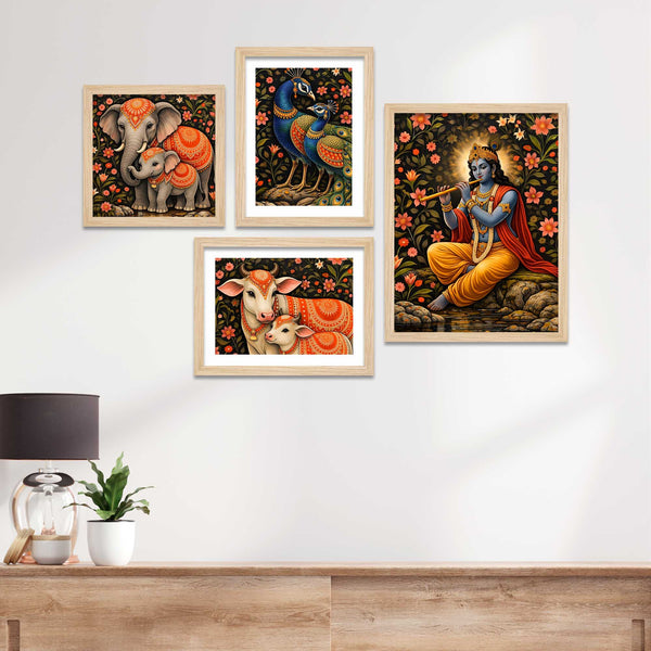 classic-indian-spiritual-decor-wall-frame-set-of-four