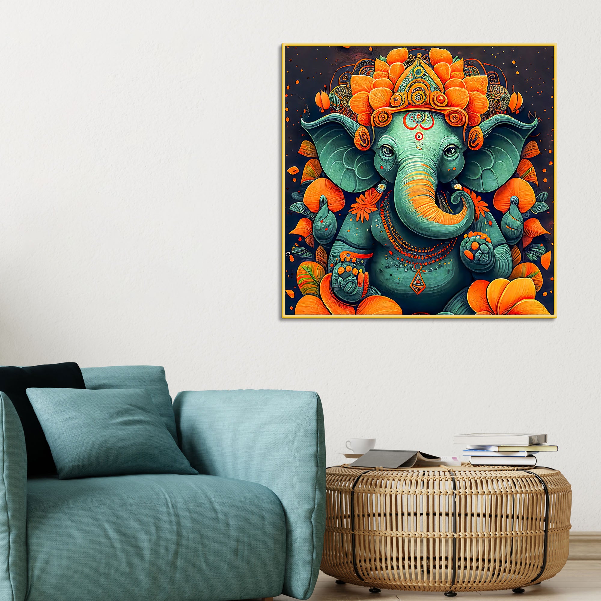 Classic Lord Ganesh Ji Painting