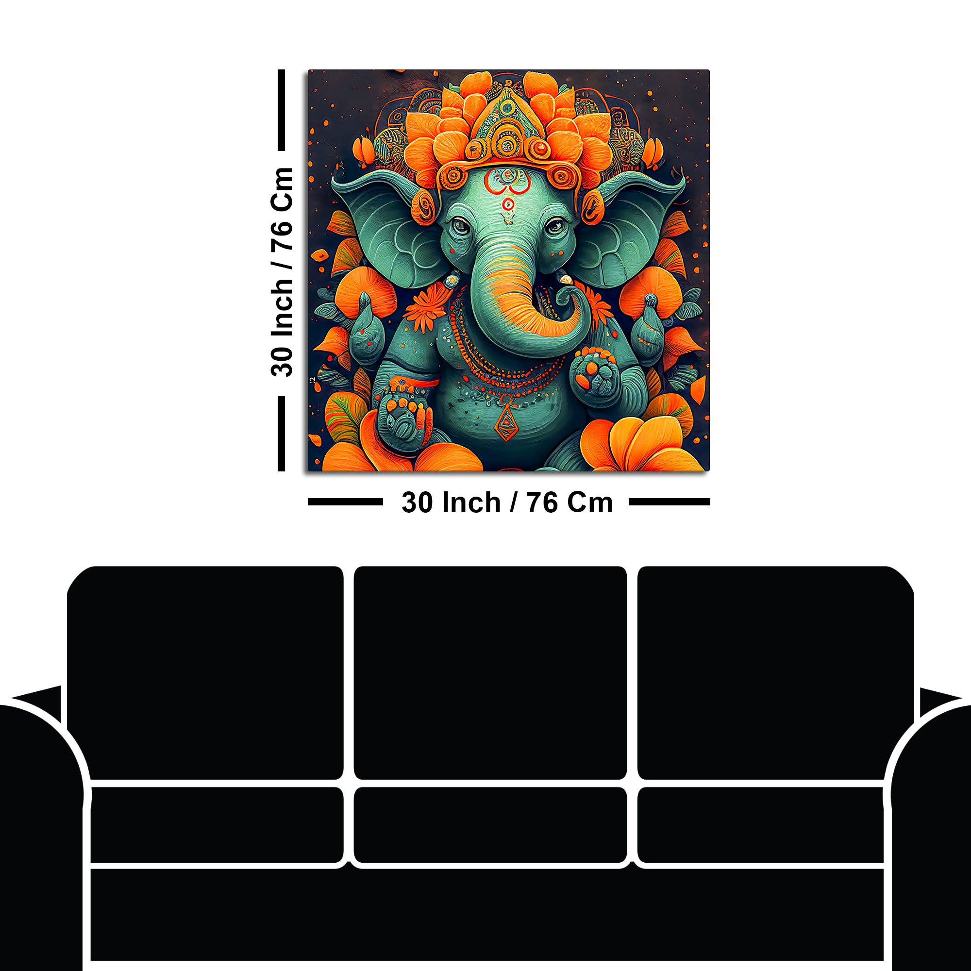 Classic Lord Ganesh Ji Painting