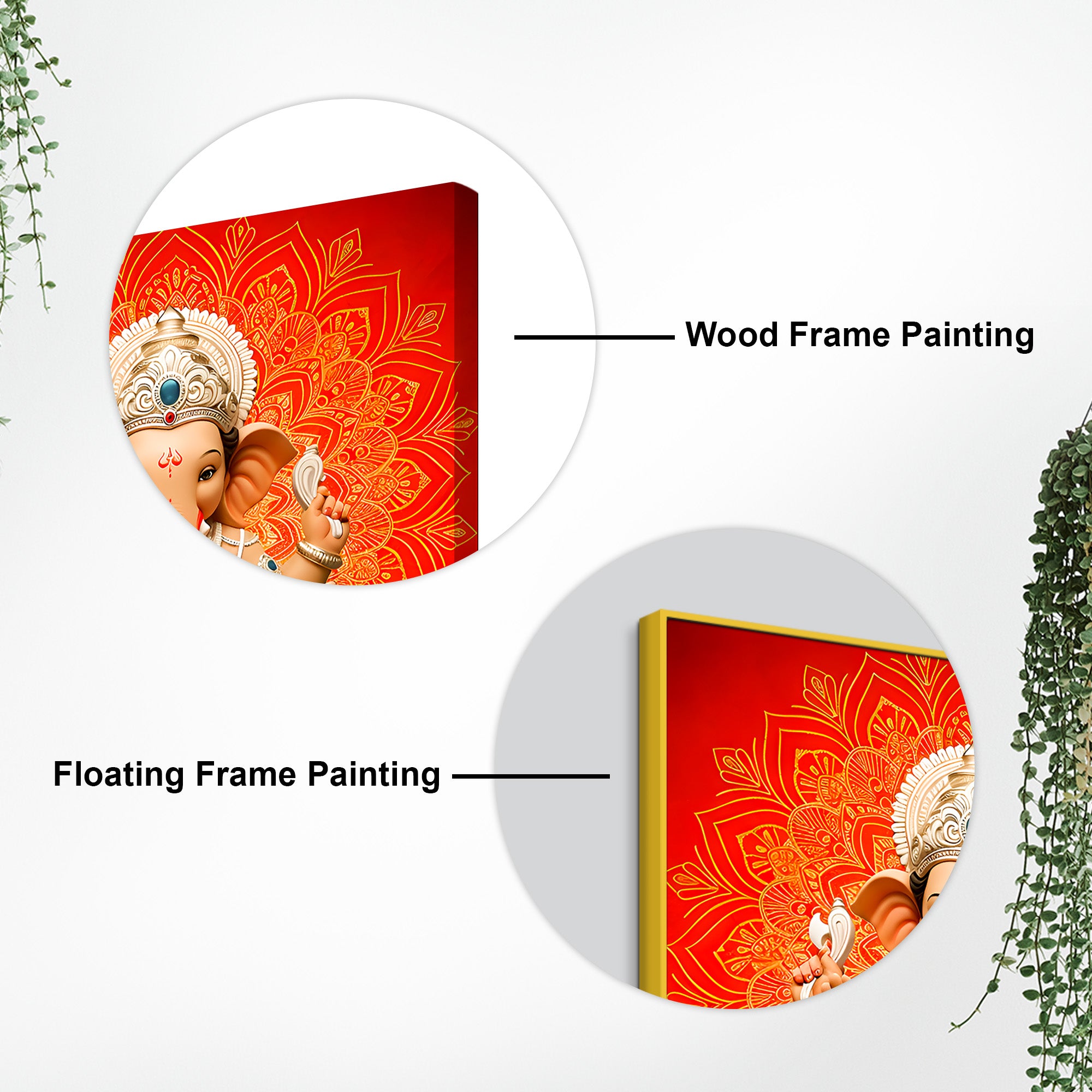 Classic Lord Ganpati Bappa Wall Painting