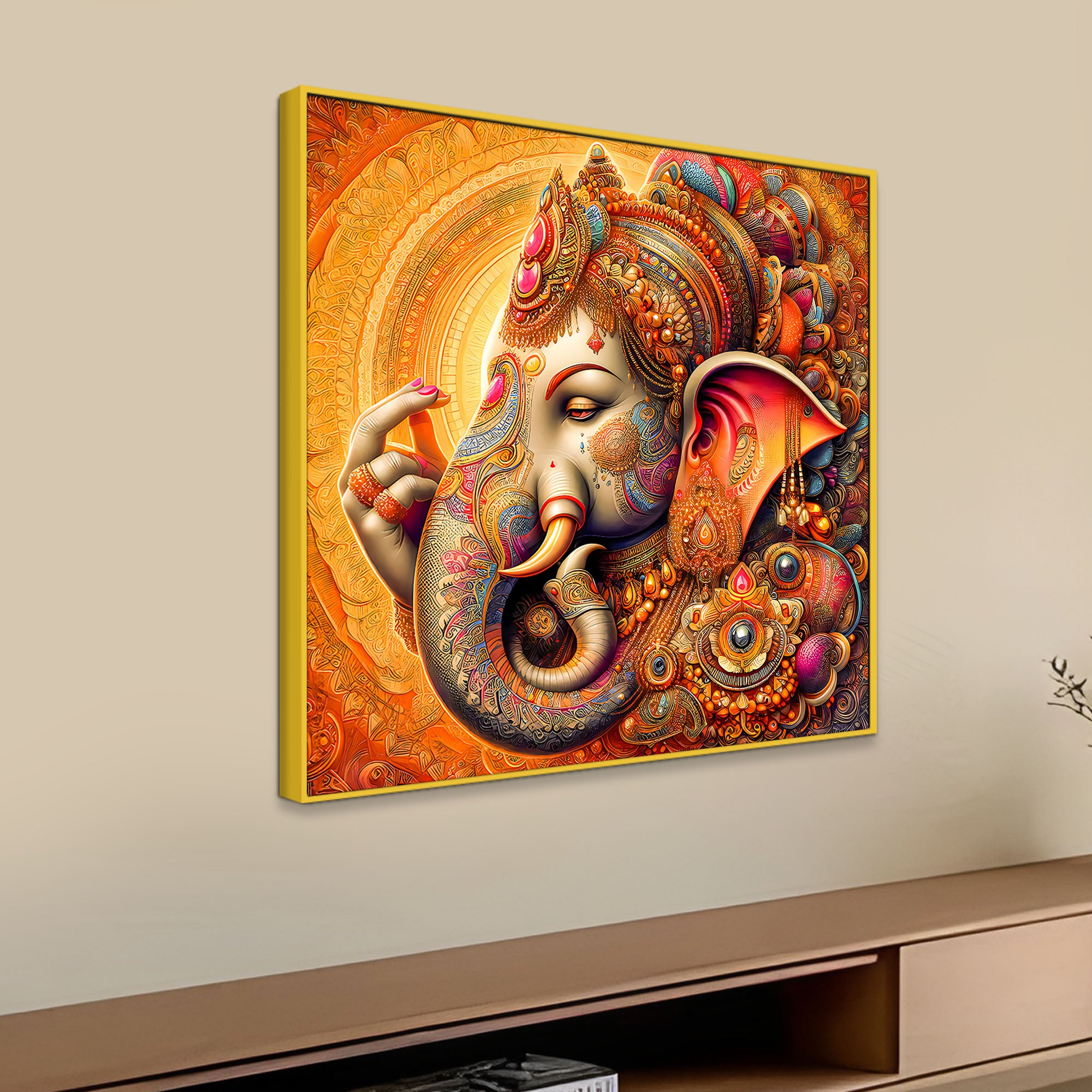 Classic Lord Ganpati Wall Painting