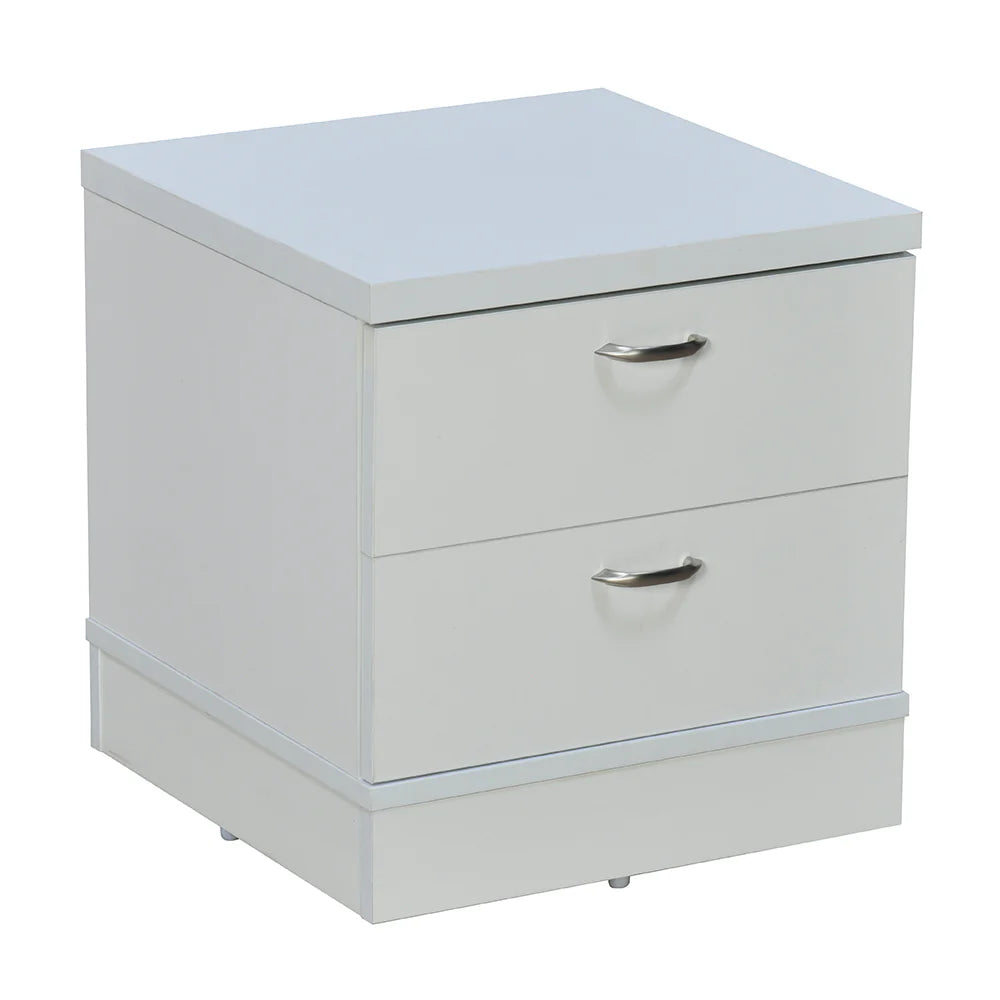 Compact Bedside Table with Two Drawers