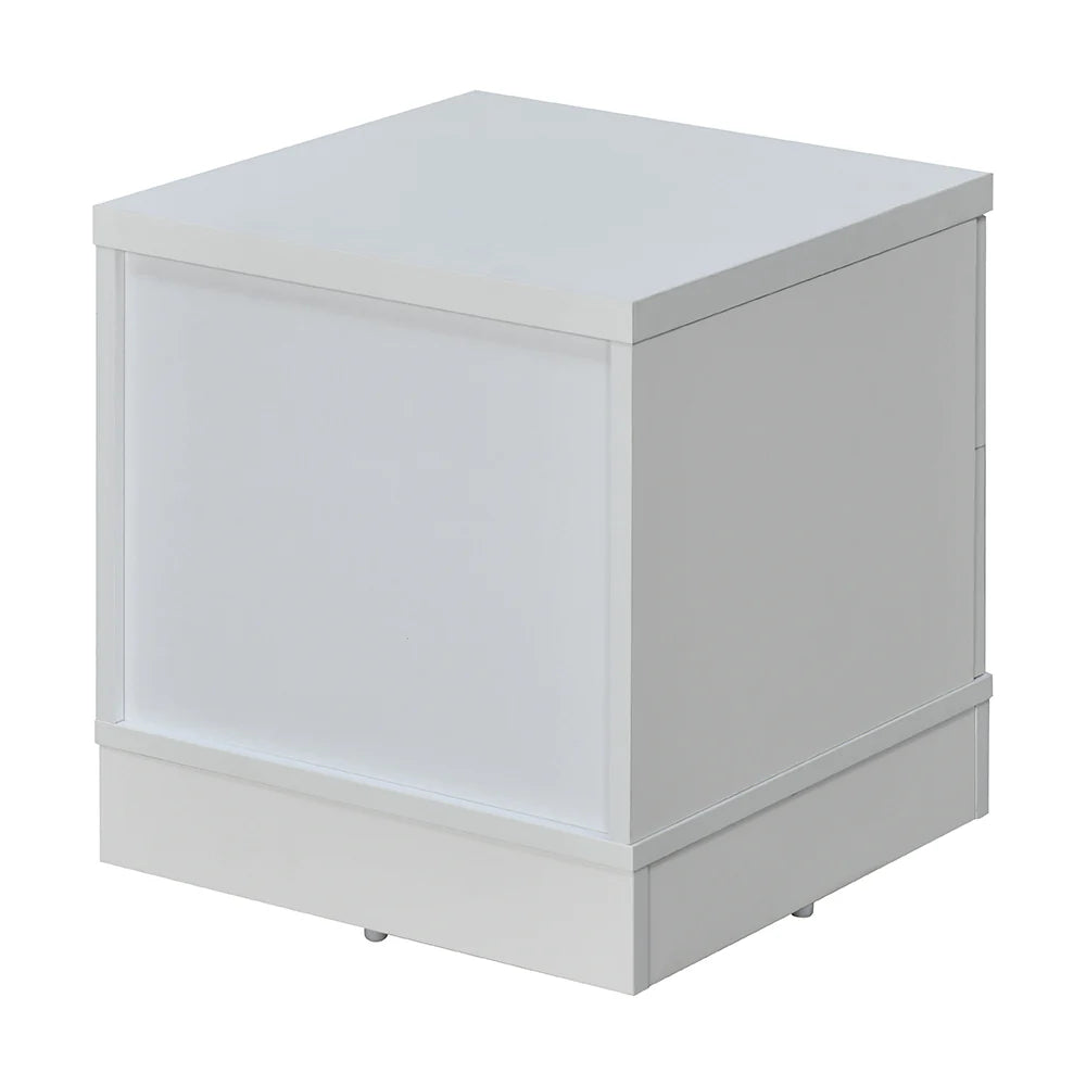 Compact Bedside Table with Two Drawers