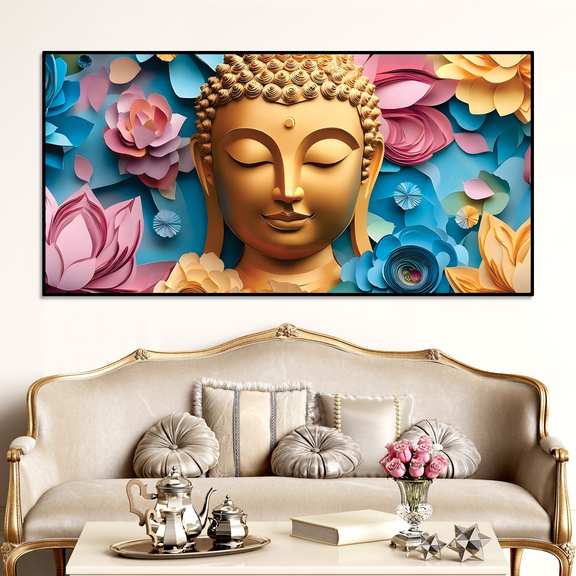 Contemporary Buddha Painting for Wall Styling