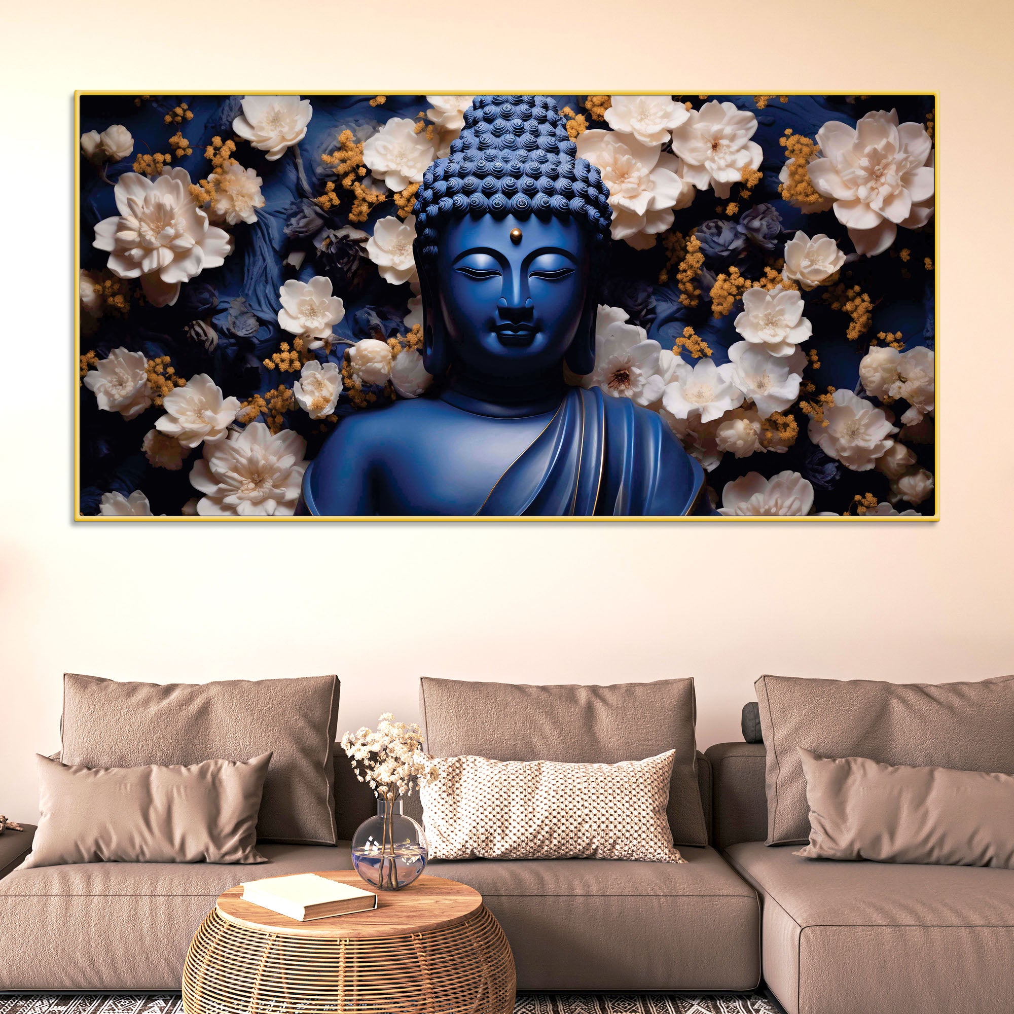 contemporary-buddha-wall-painting-for-home-decor