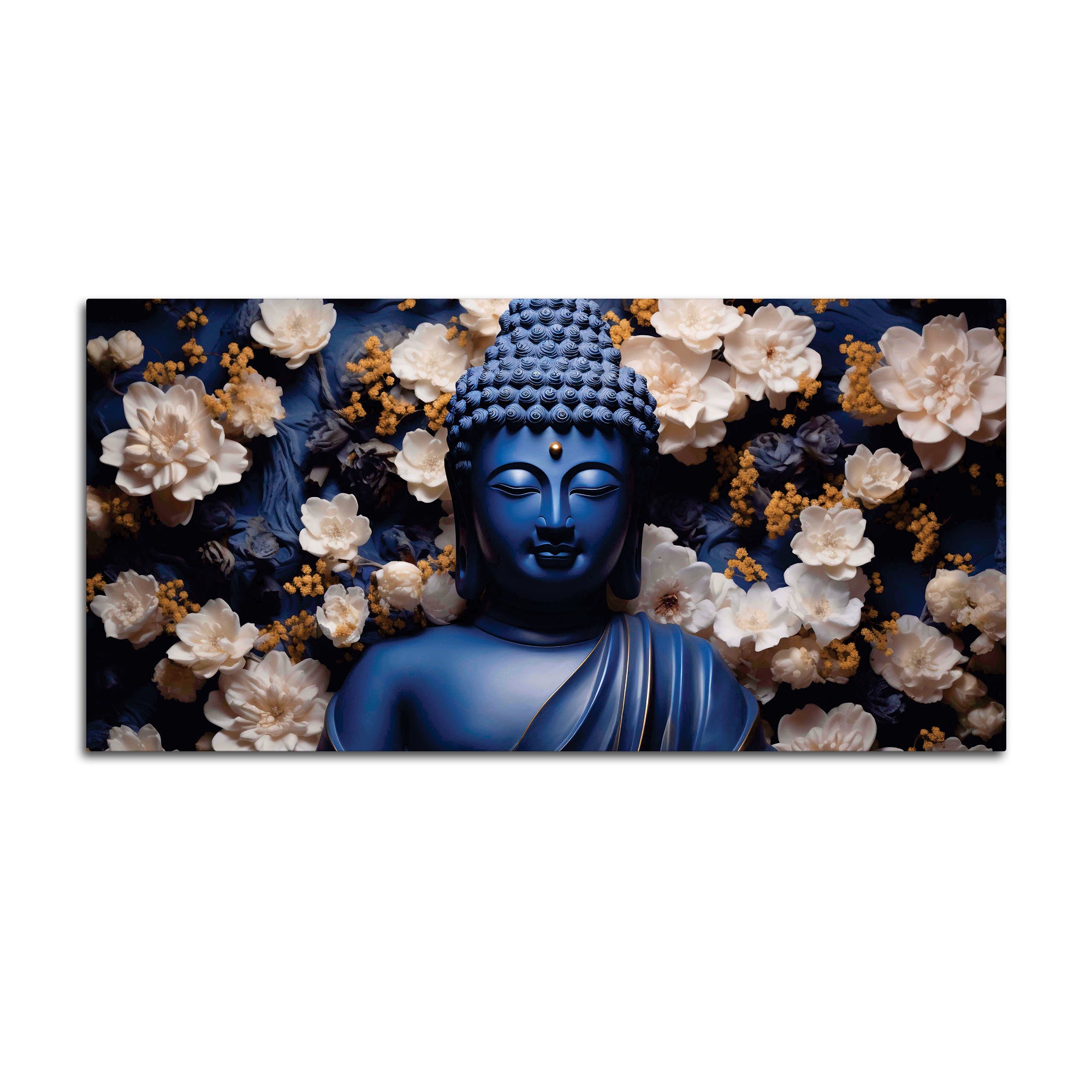Contemporary Buddha Wall Painting for Home Decor