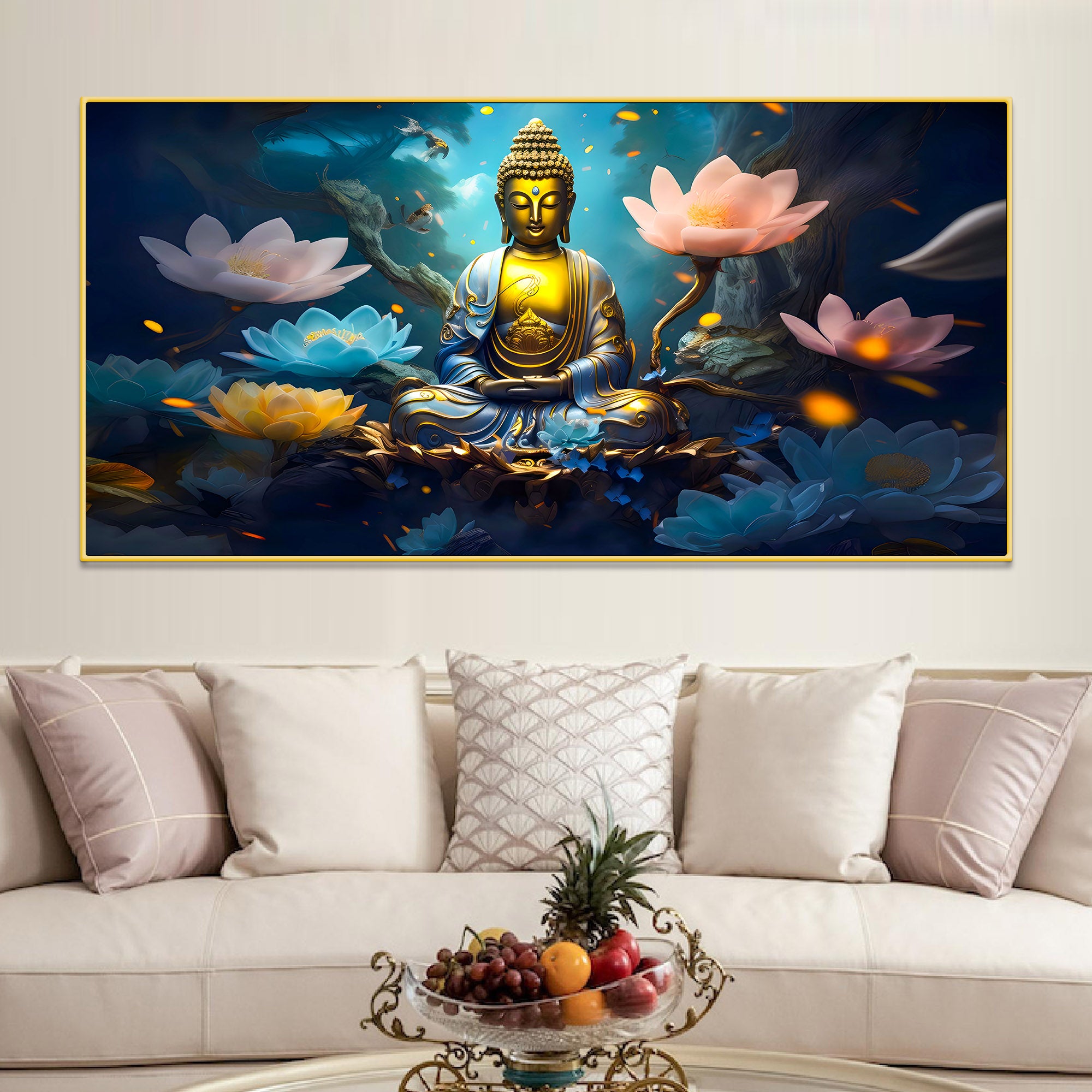 Decorative Buddha Canvas Painting