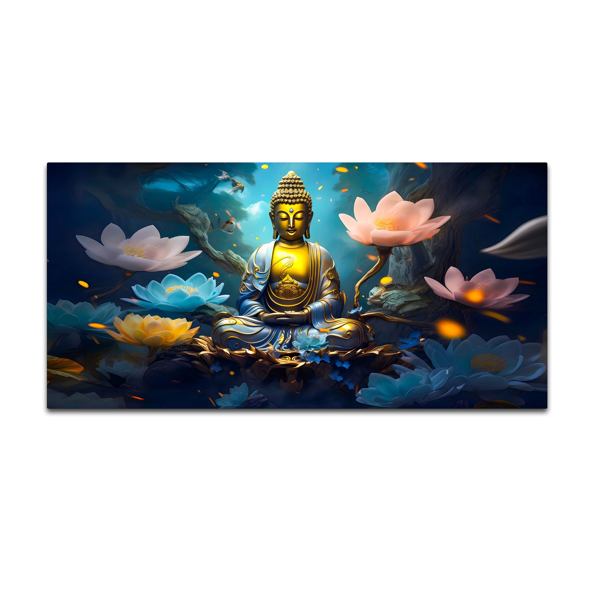 Decorative Buddha Canvas Painting