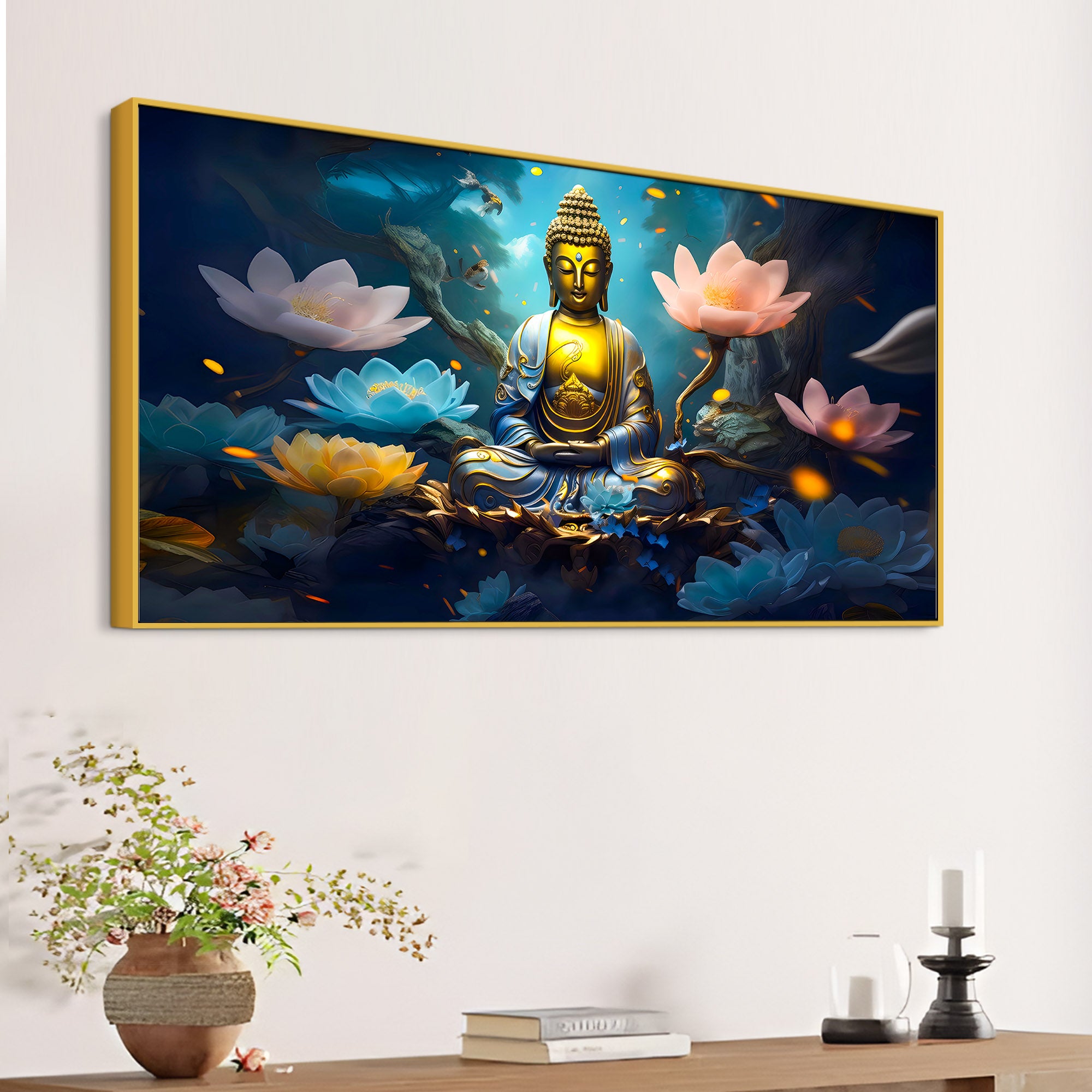 Decorative Buddha Canvas Painting