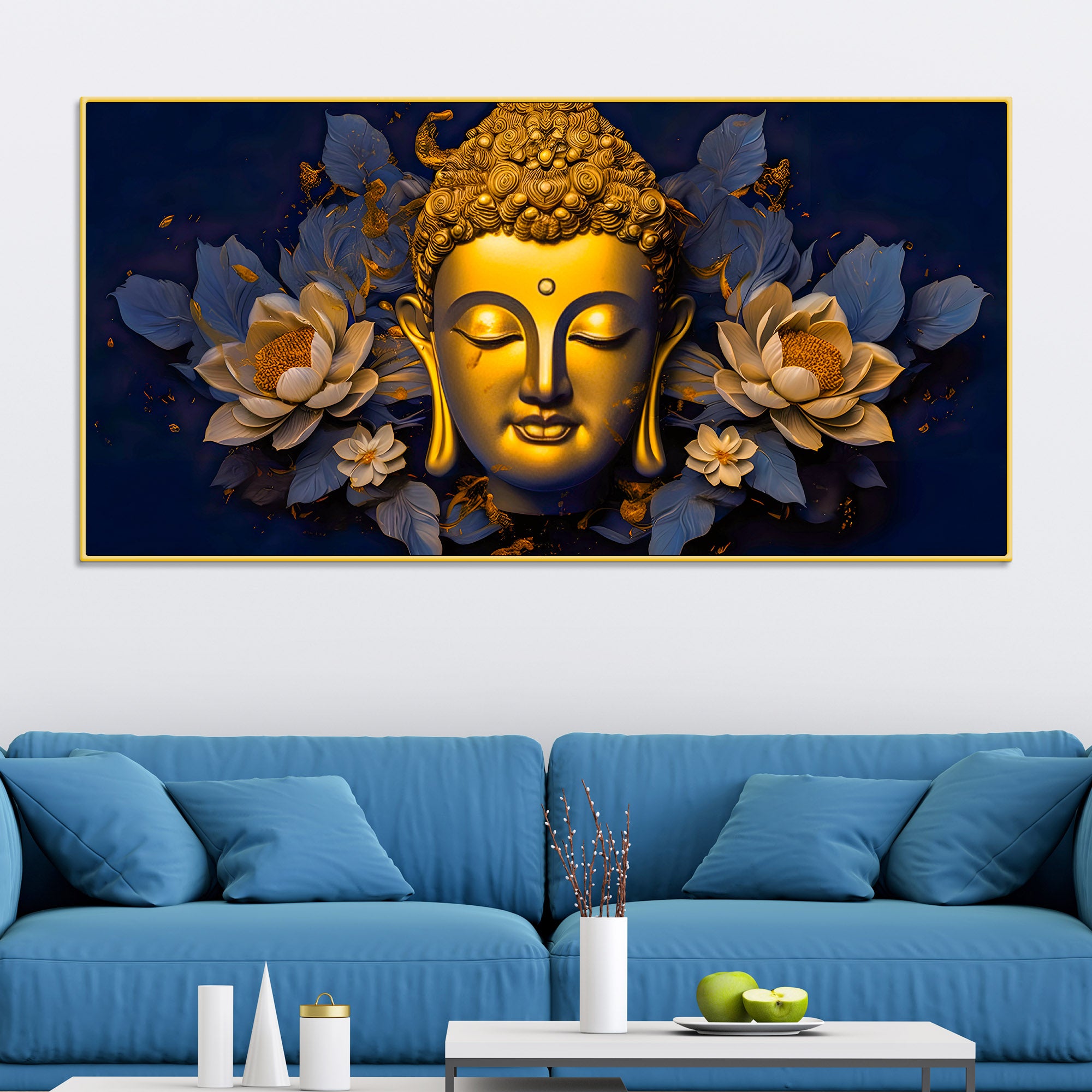 Decorative Buddha Canvas Painting for Modern Home Décor