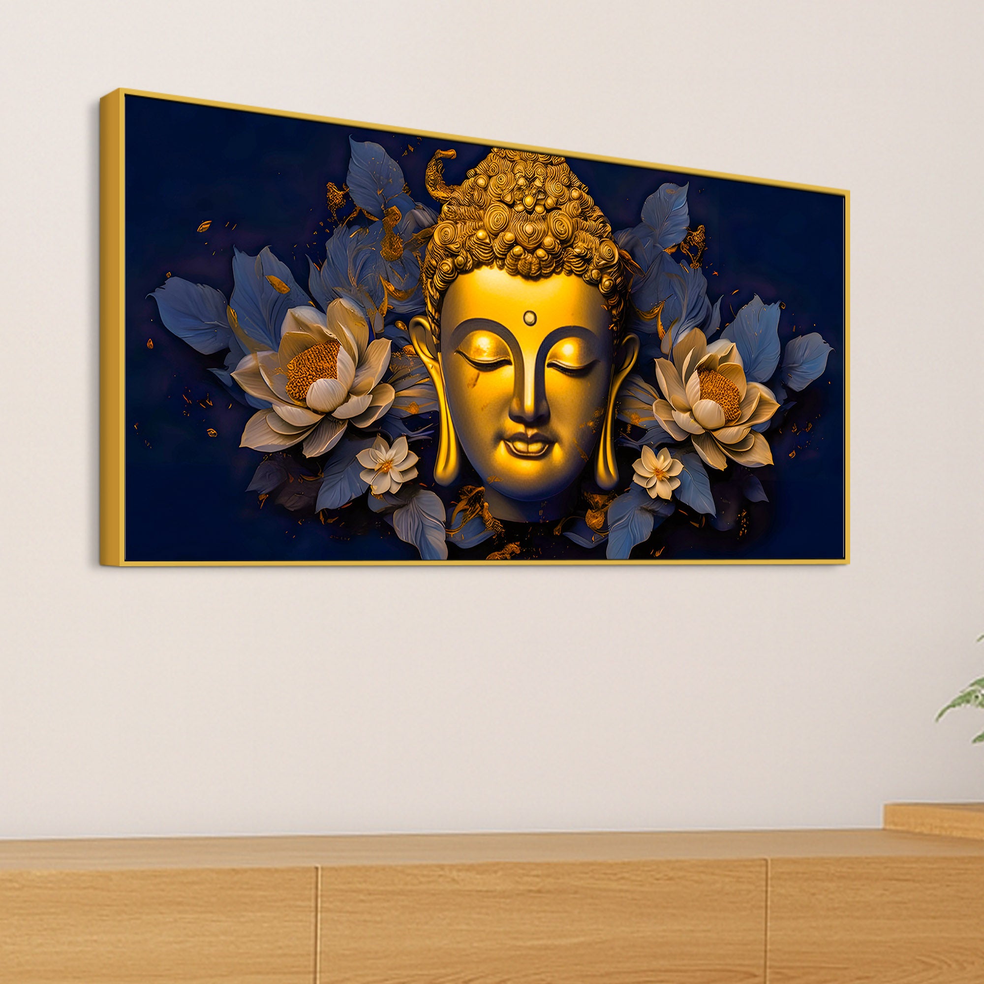 Decorative Buddha Canvas Painting for Modern Home Décor