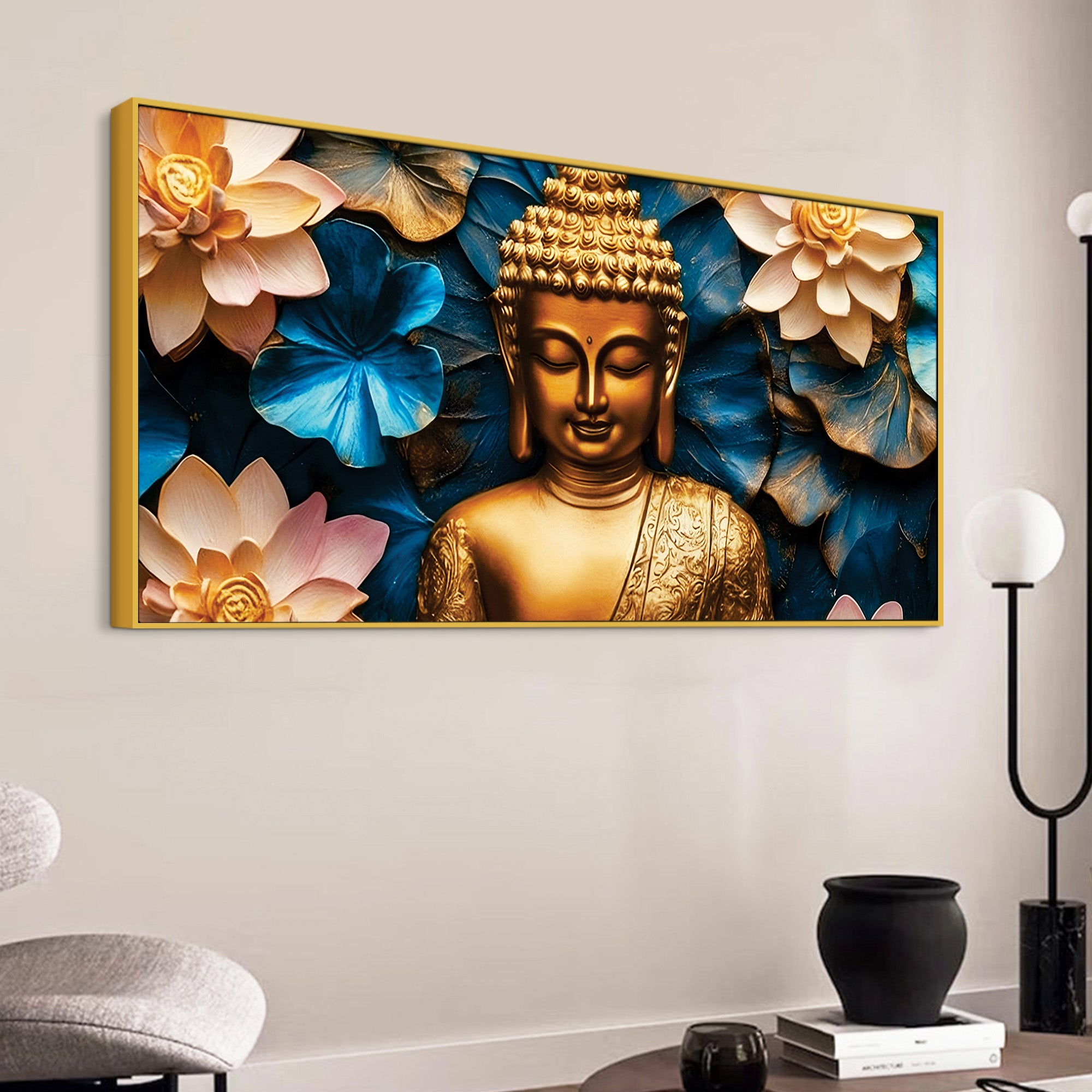 Decorative Buddha Canvas Painting for Walls