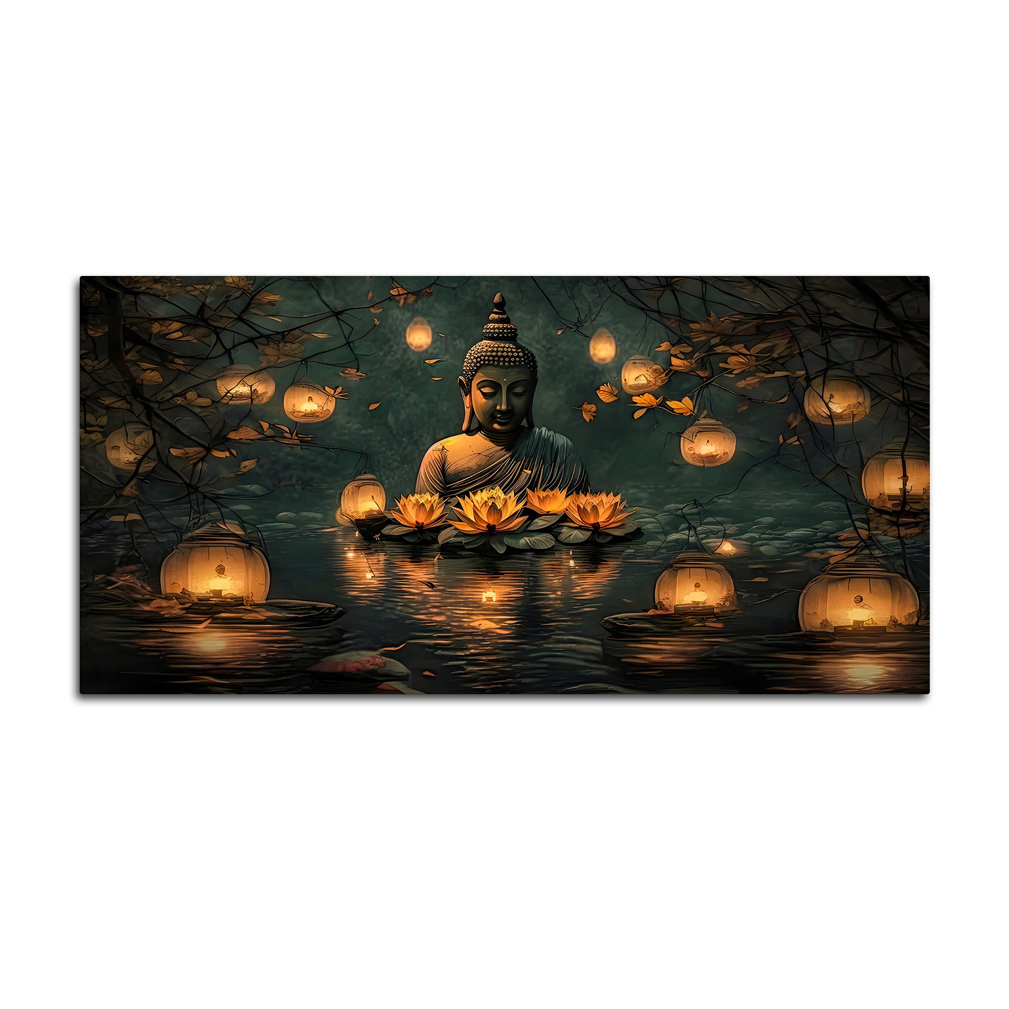 Decorative Buddha Canvas Wall Painting