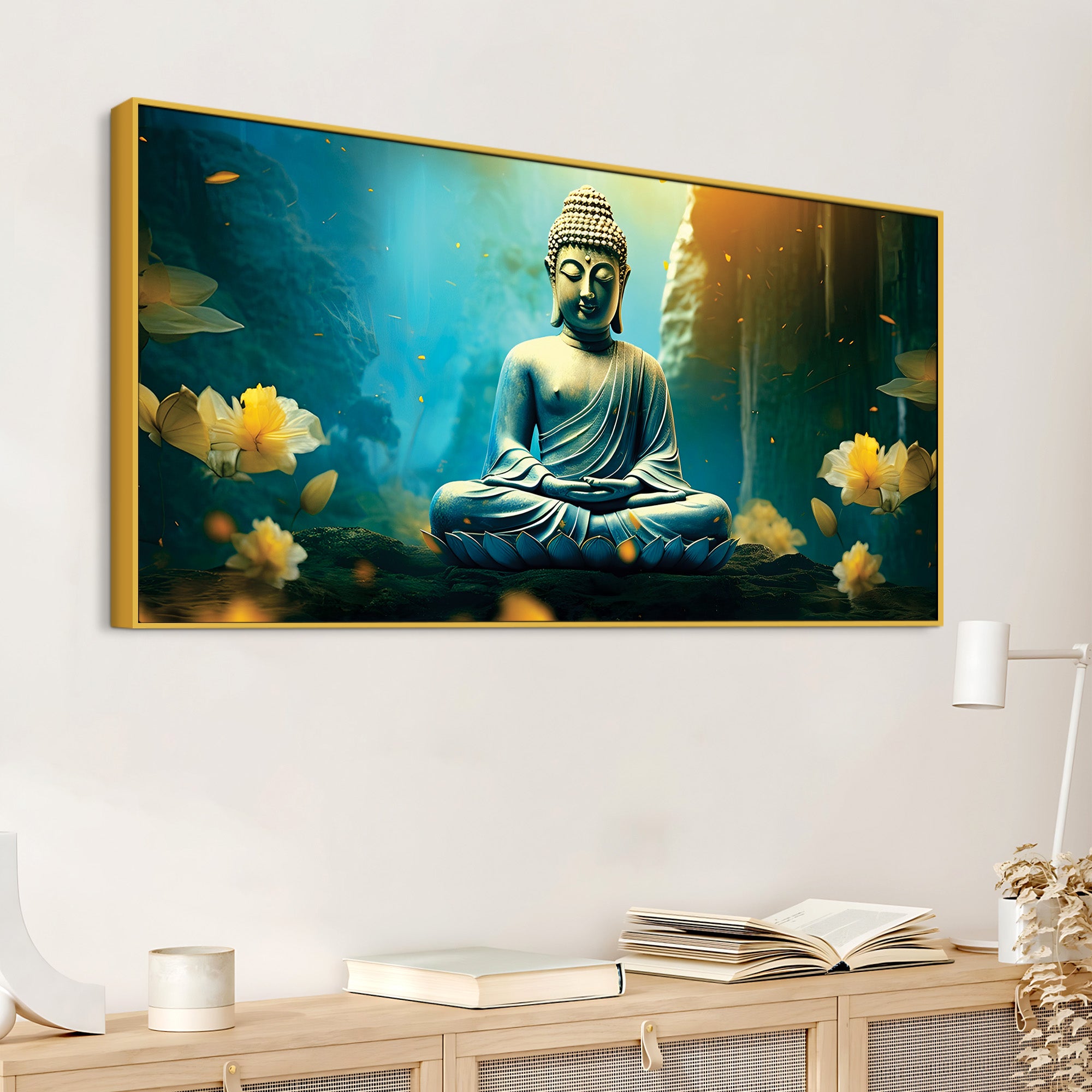 Decorative Buddha Painting for Bedroom & Living Room