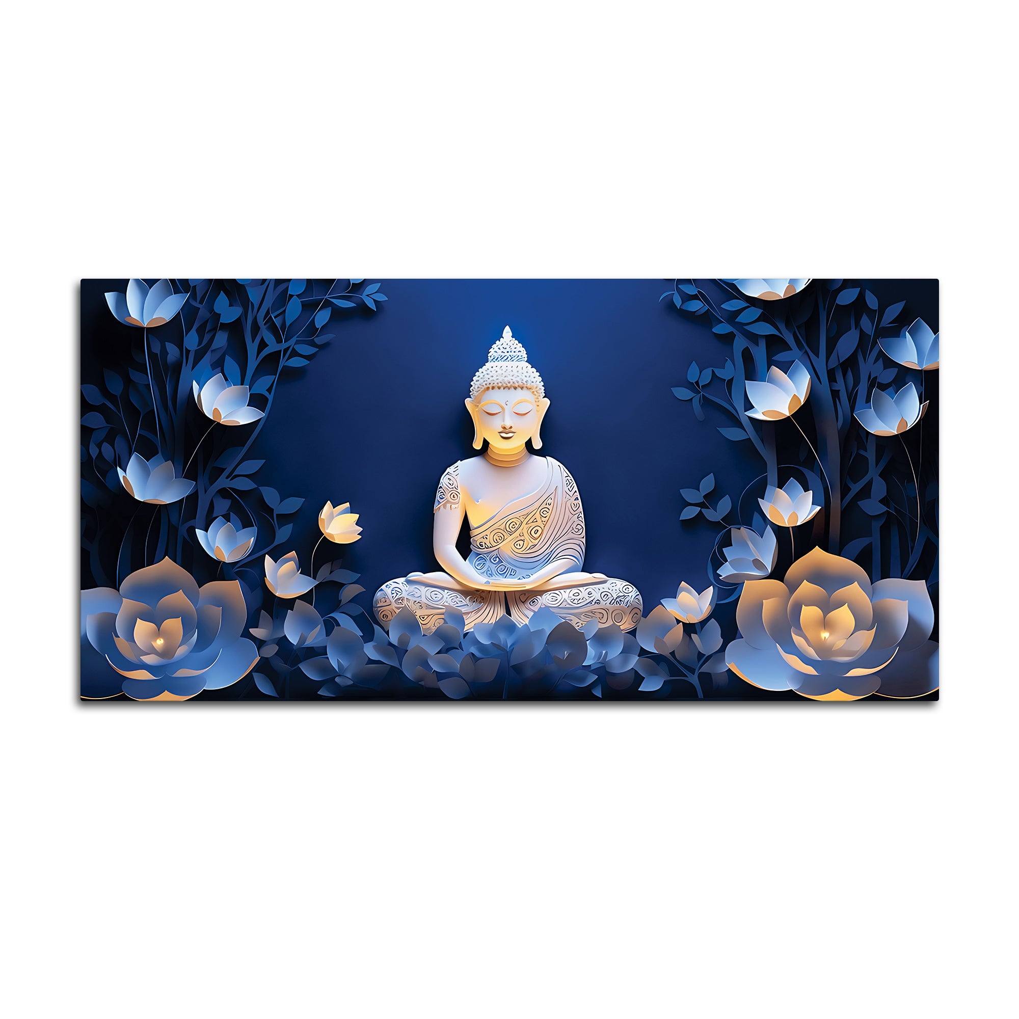 Decorative Buddha Wall Painting for Living Room Decor