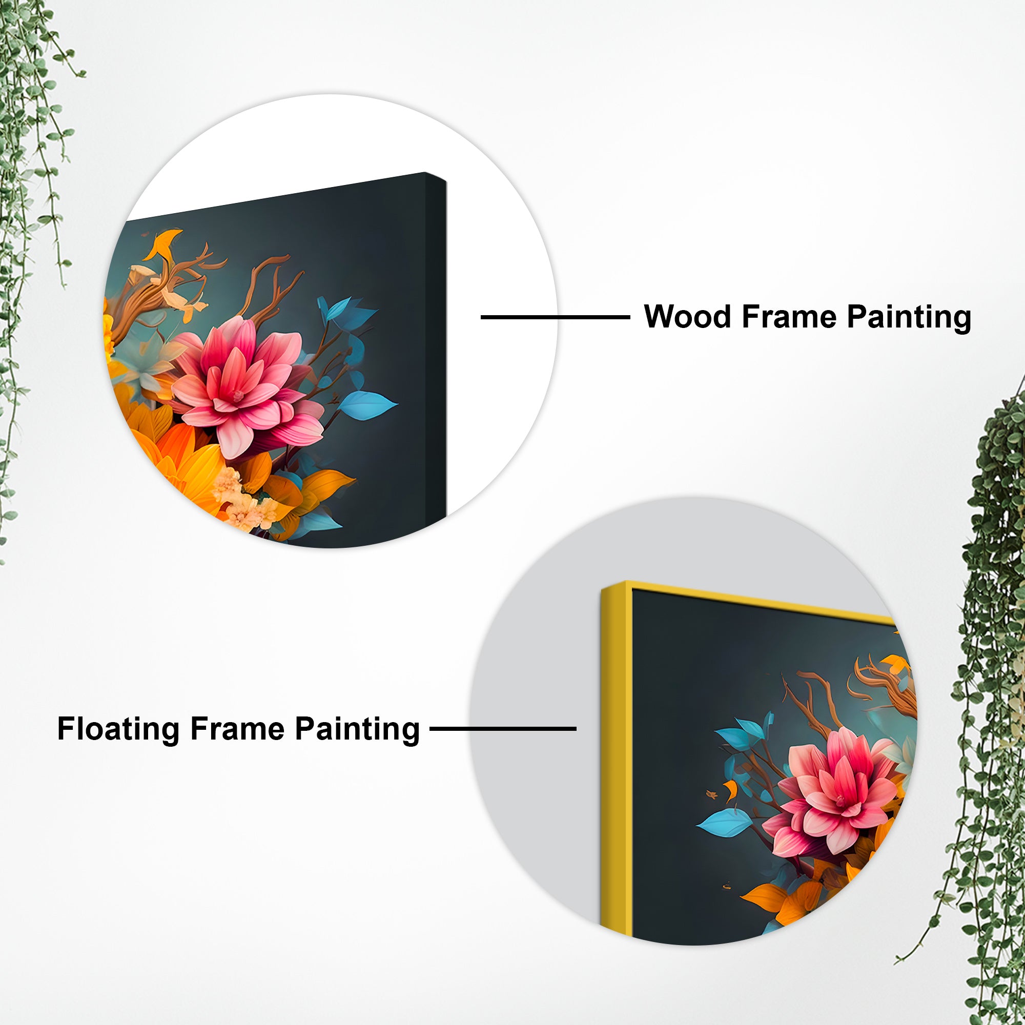 Decorative Buddha Wall Painting on Canvas for Modern Home