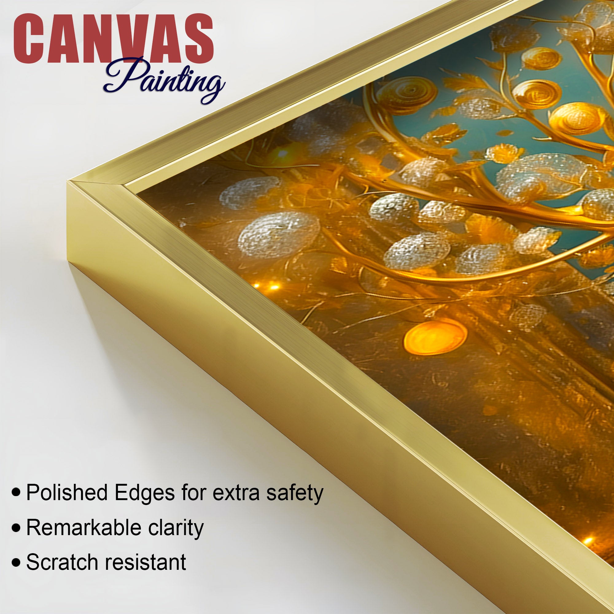 Decorative Deer Family Painting for Home Wall Décor