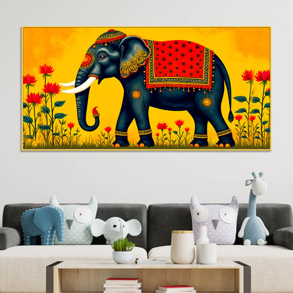 decorative-elephant-wall-painting-premium-canvas-painting
