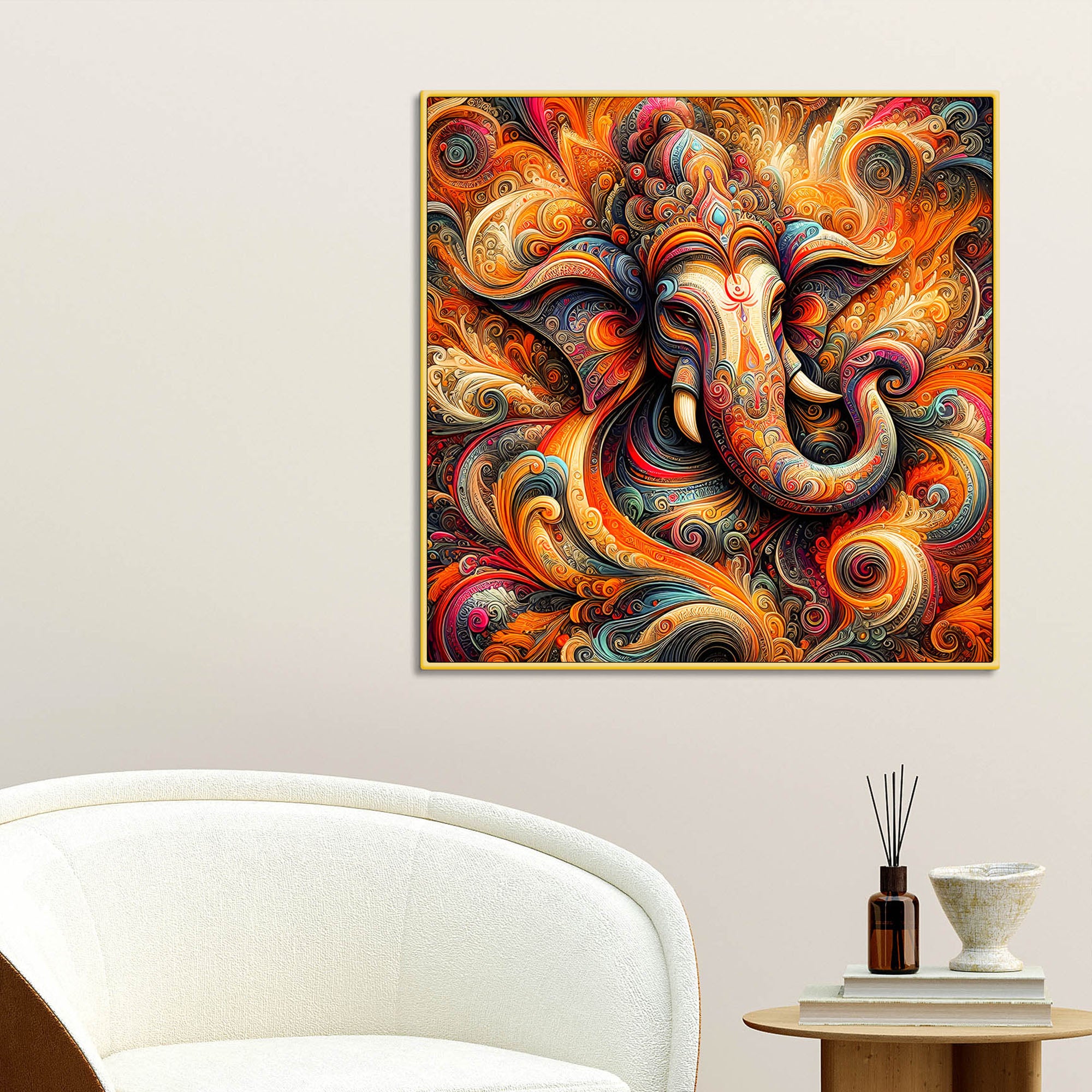 Decorative Ganesh Ji Painting