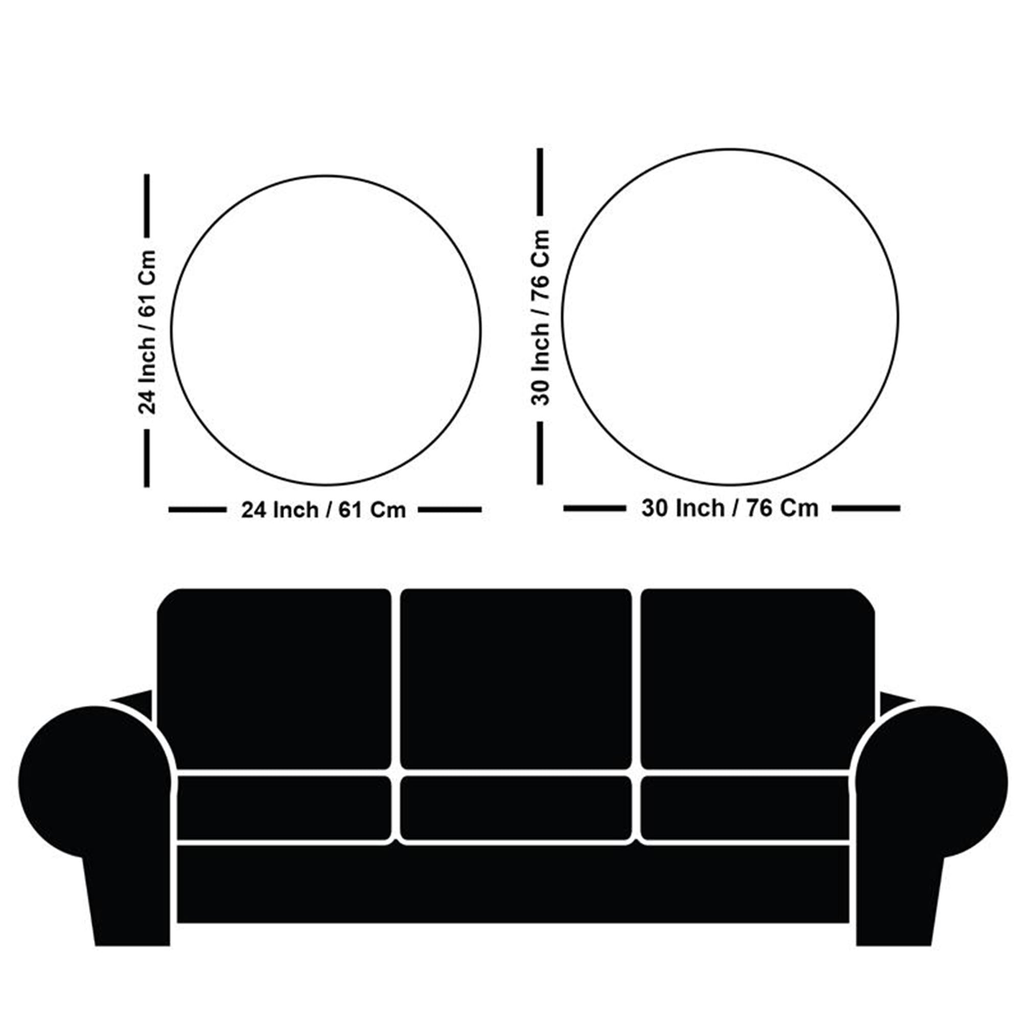 Designer Ganesha Round Spiritual Wall Décor Painting