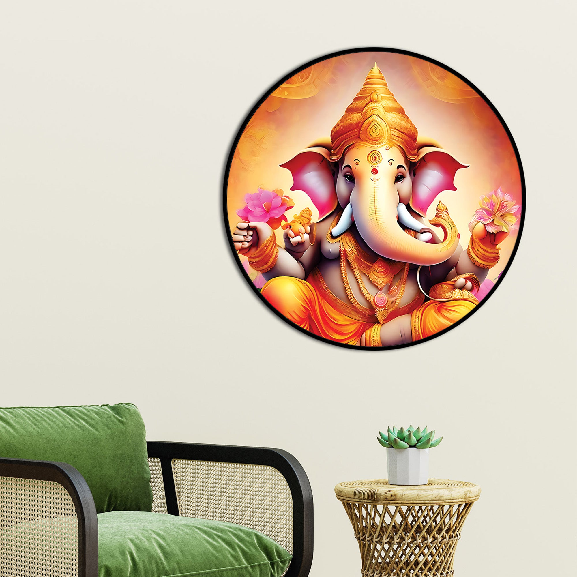 Designer Ganpati Ji Painting for Home