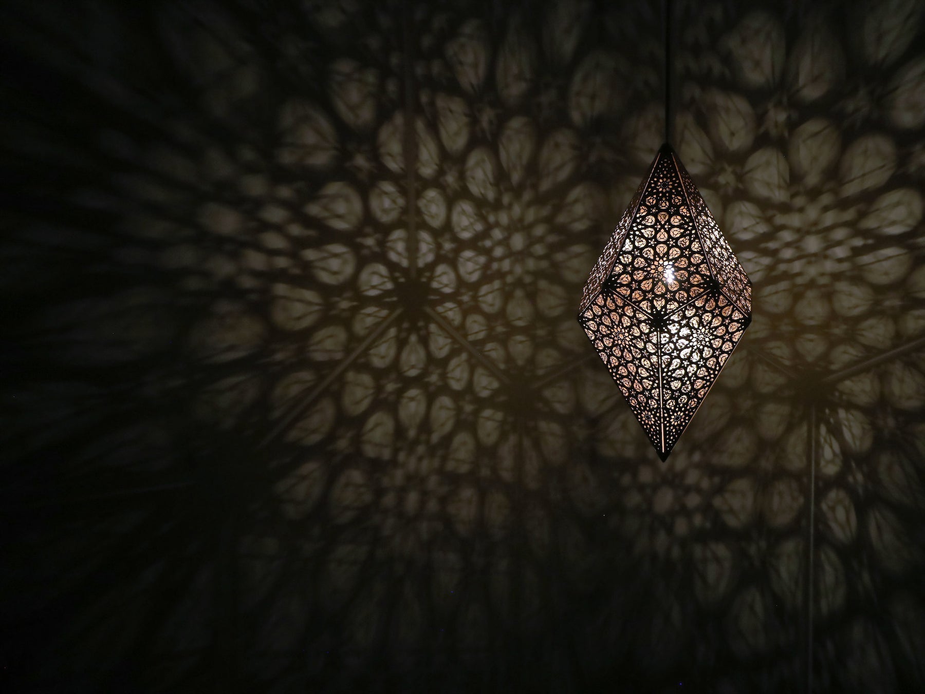 Designer Golden Hanging Lamp