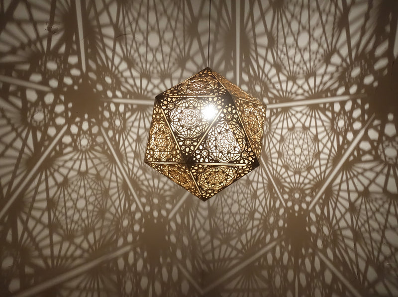 Designer Laser-Cut Pendant Light