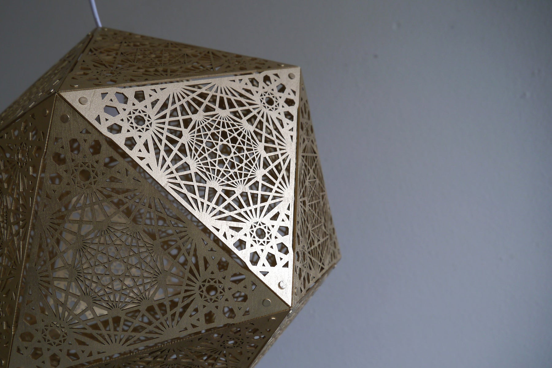 Designer Laser-Cut Pendant Light