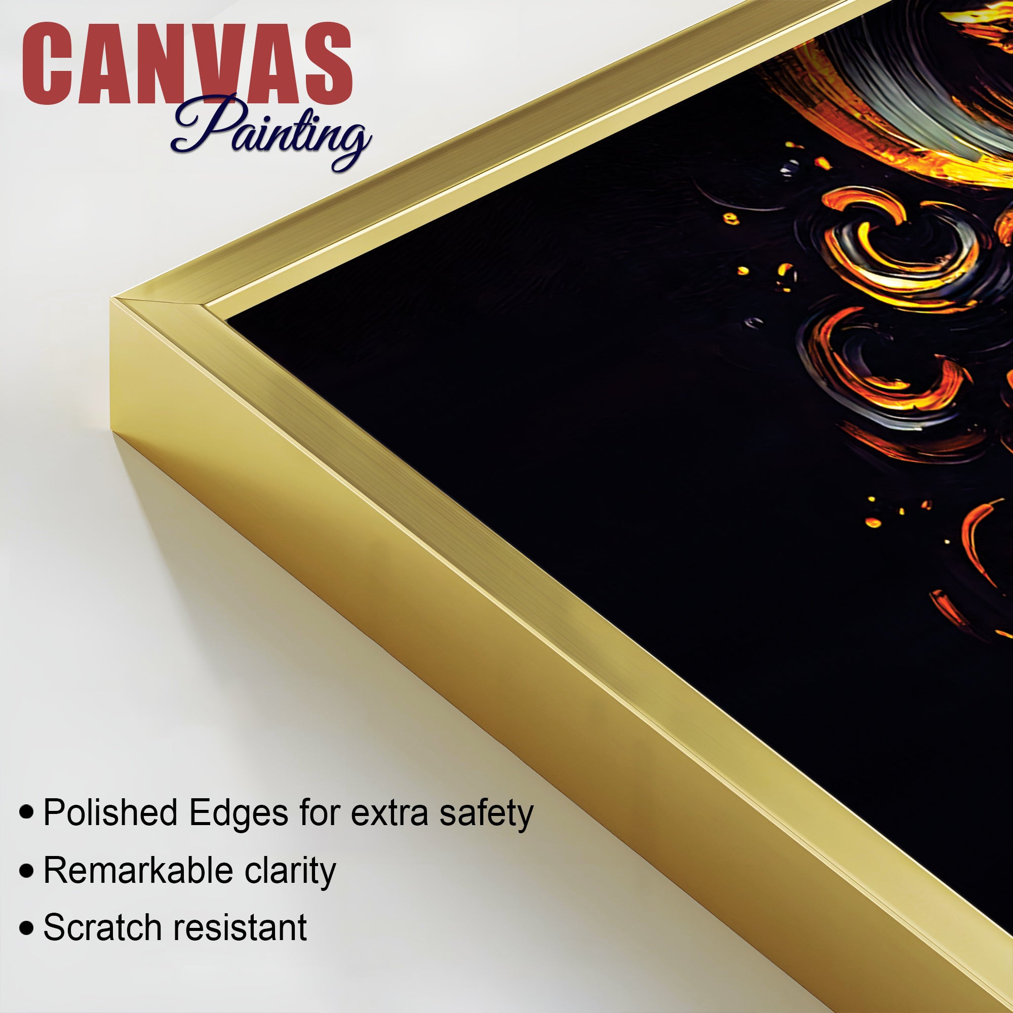 Designer Lord Krishna Canvas Painting for Luxury Wall Decoration