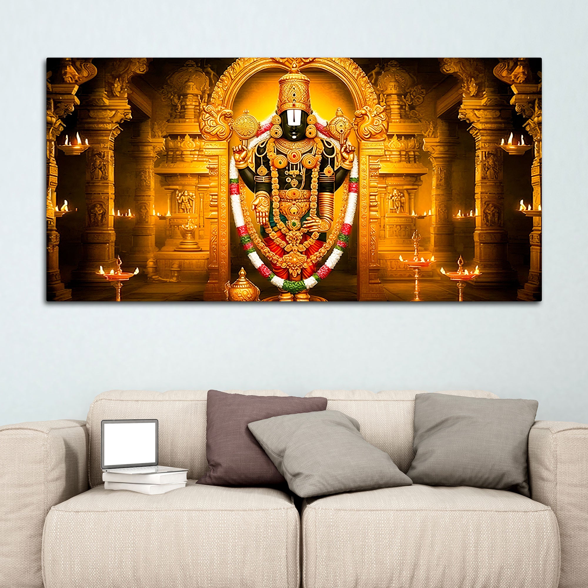 Divine Balaji Canvas Wall Painting for Living Room