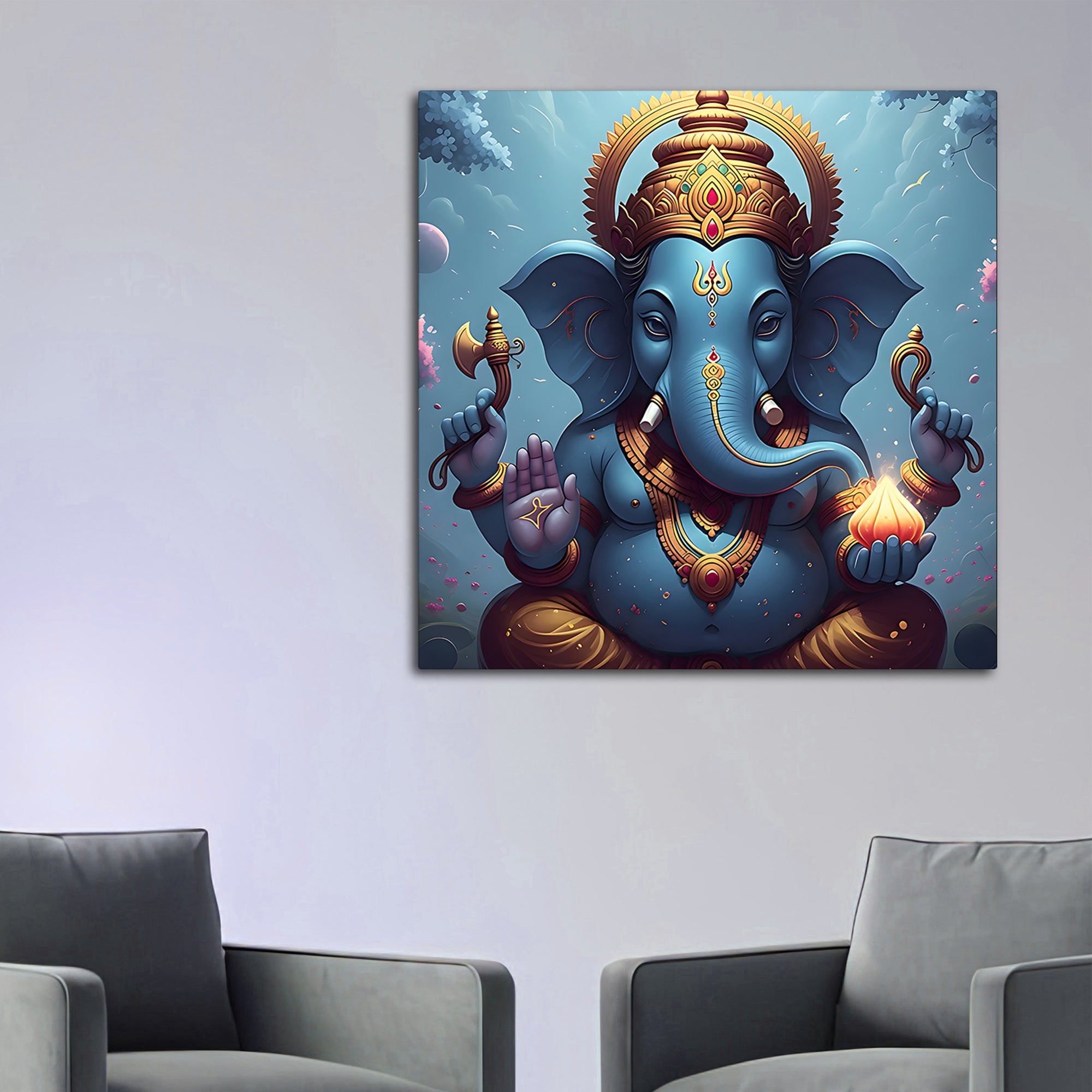 Divine Bappa Ji Painting for Home & Office