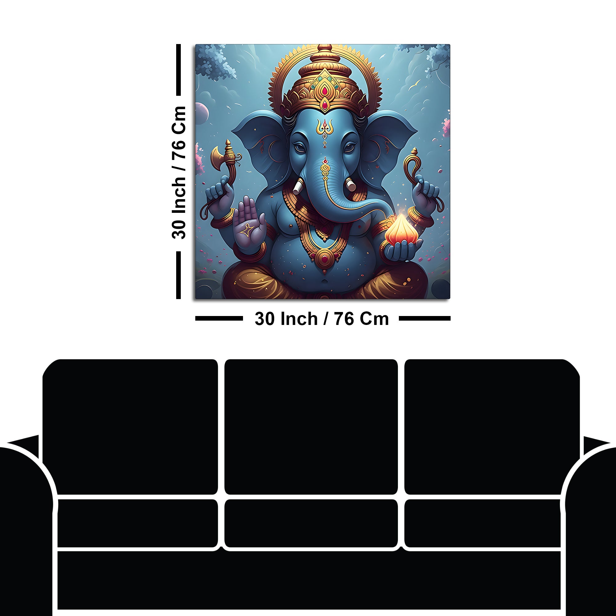 Divine Bappa Ji Painting for Home & Office