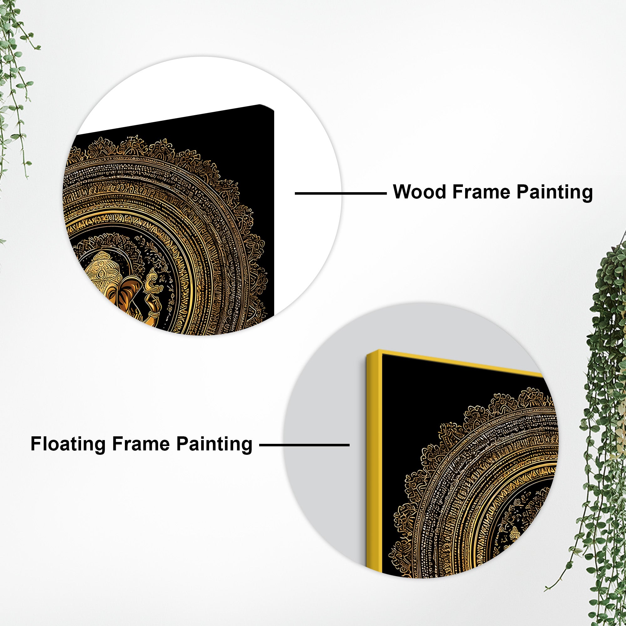 Divine Ganesha Canvas Painting