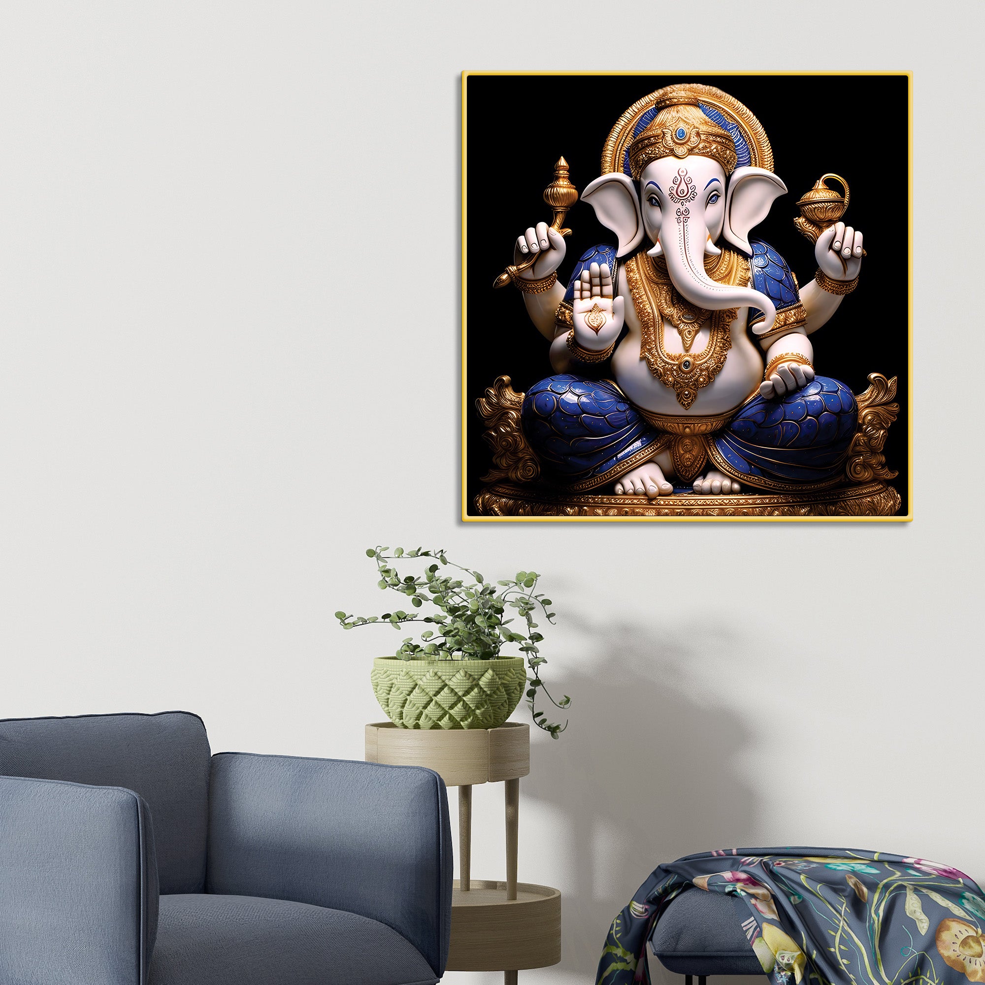 Divine Ganpati Bappa Art Painting