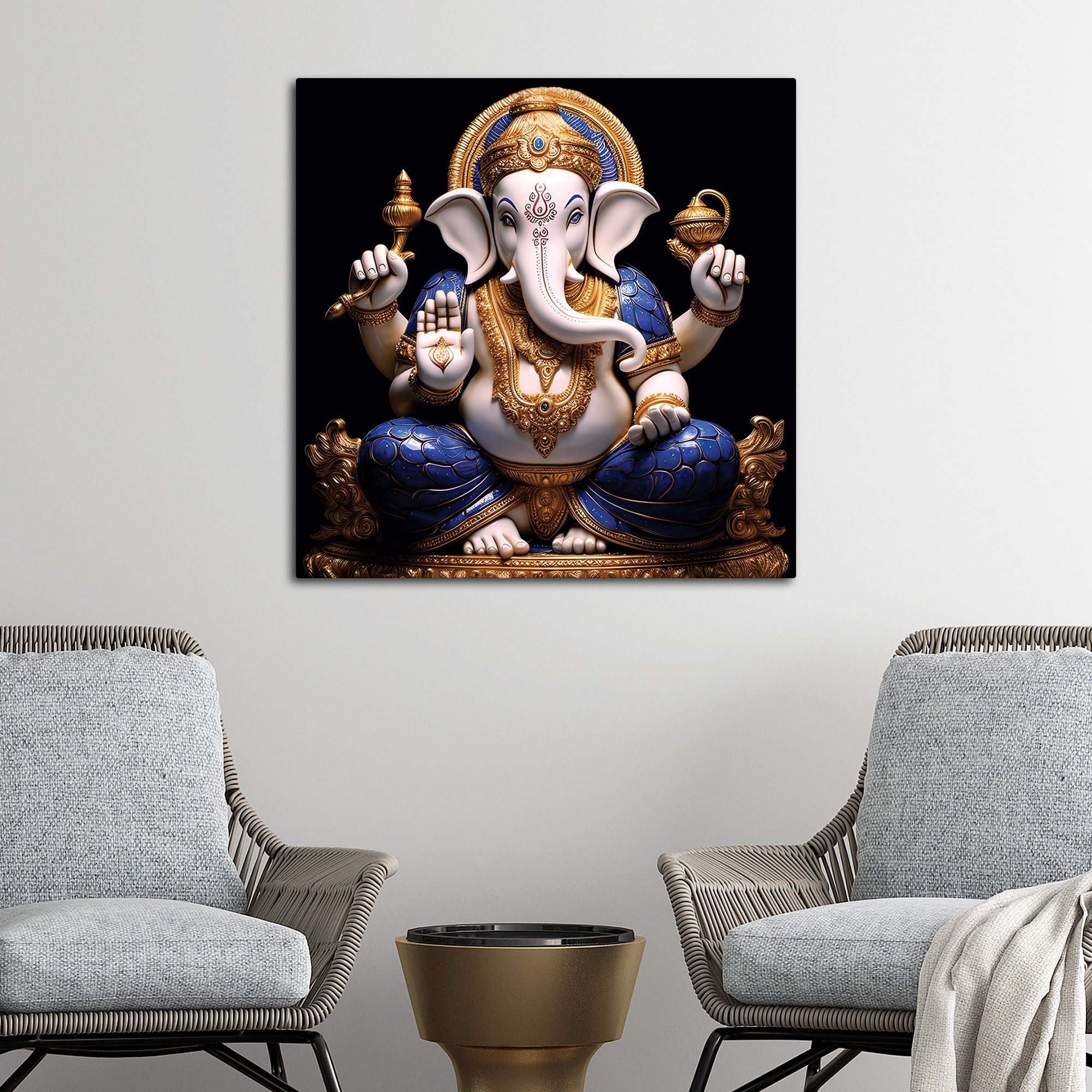 Divine Ganpati Bappa Art Painting