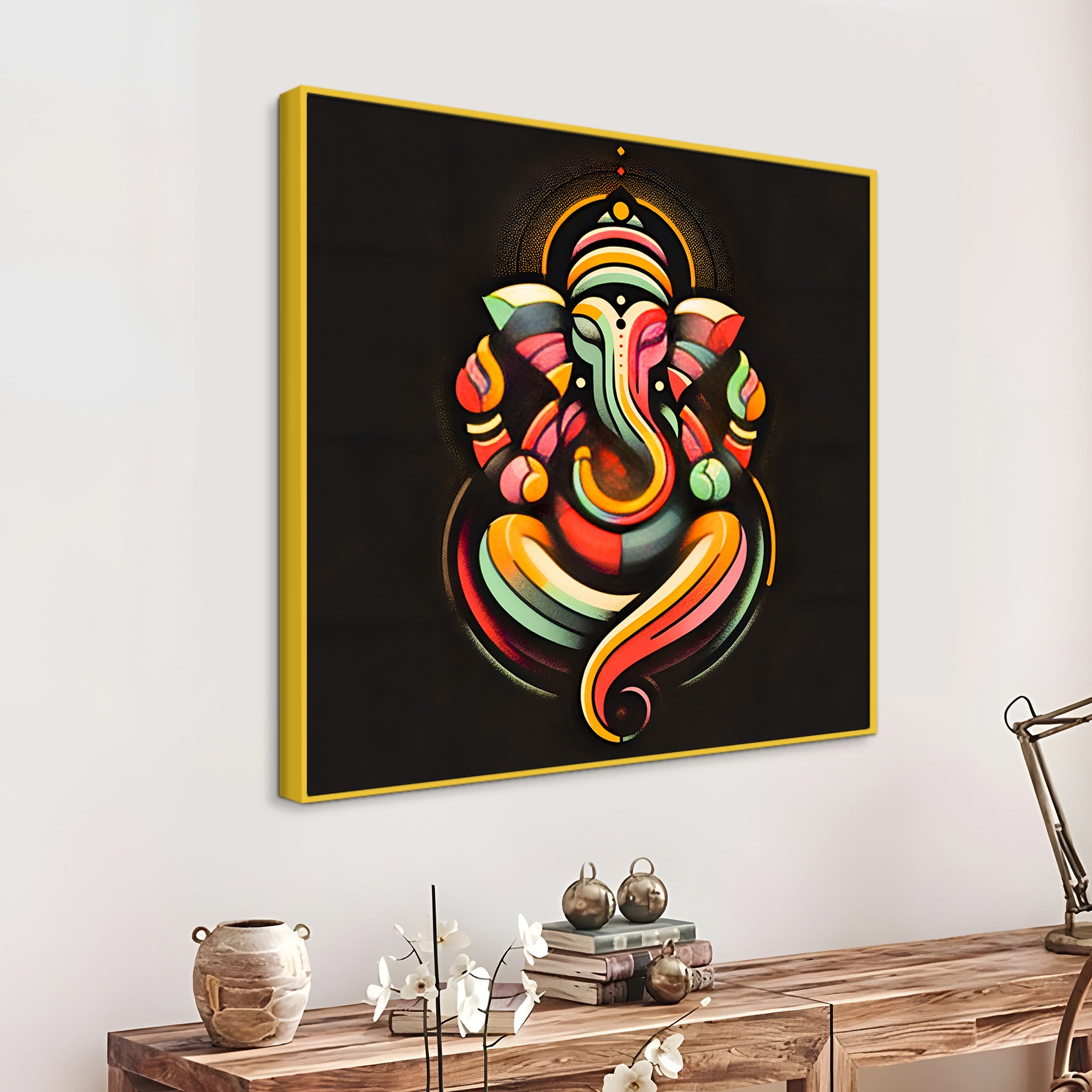 Divine Ganpati Bappa Wall Painting