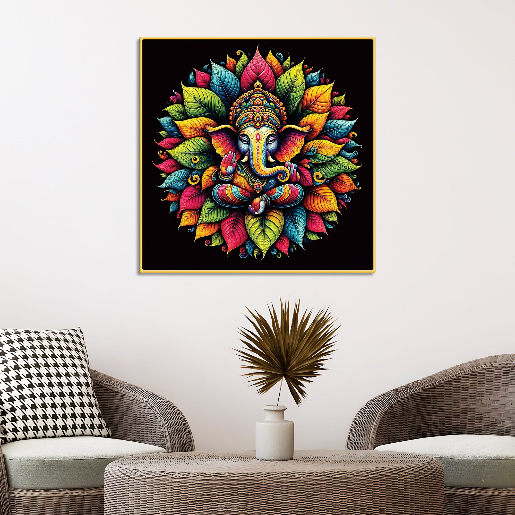 divine-ganpati-canvas-wall-painting