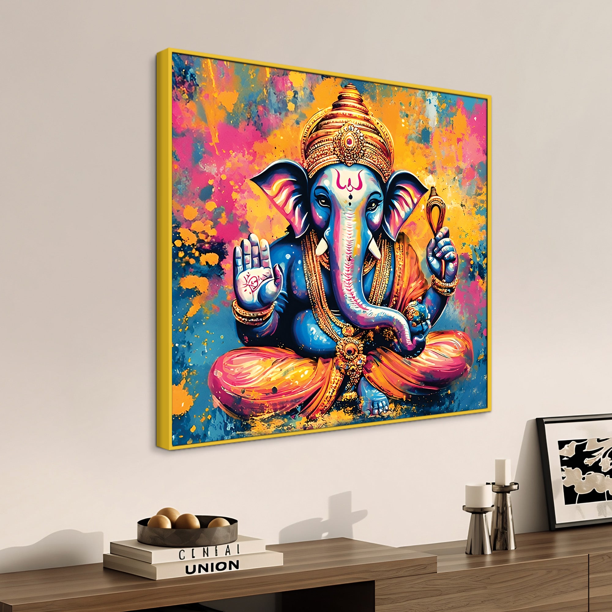 Divine Ganpati Ji Wall Painting