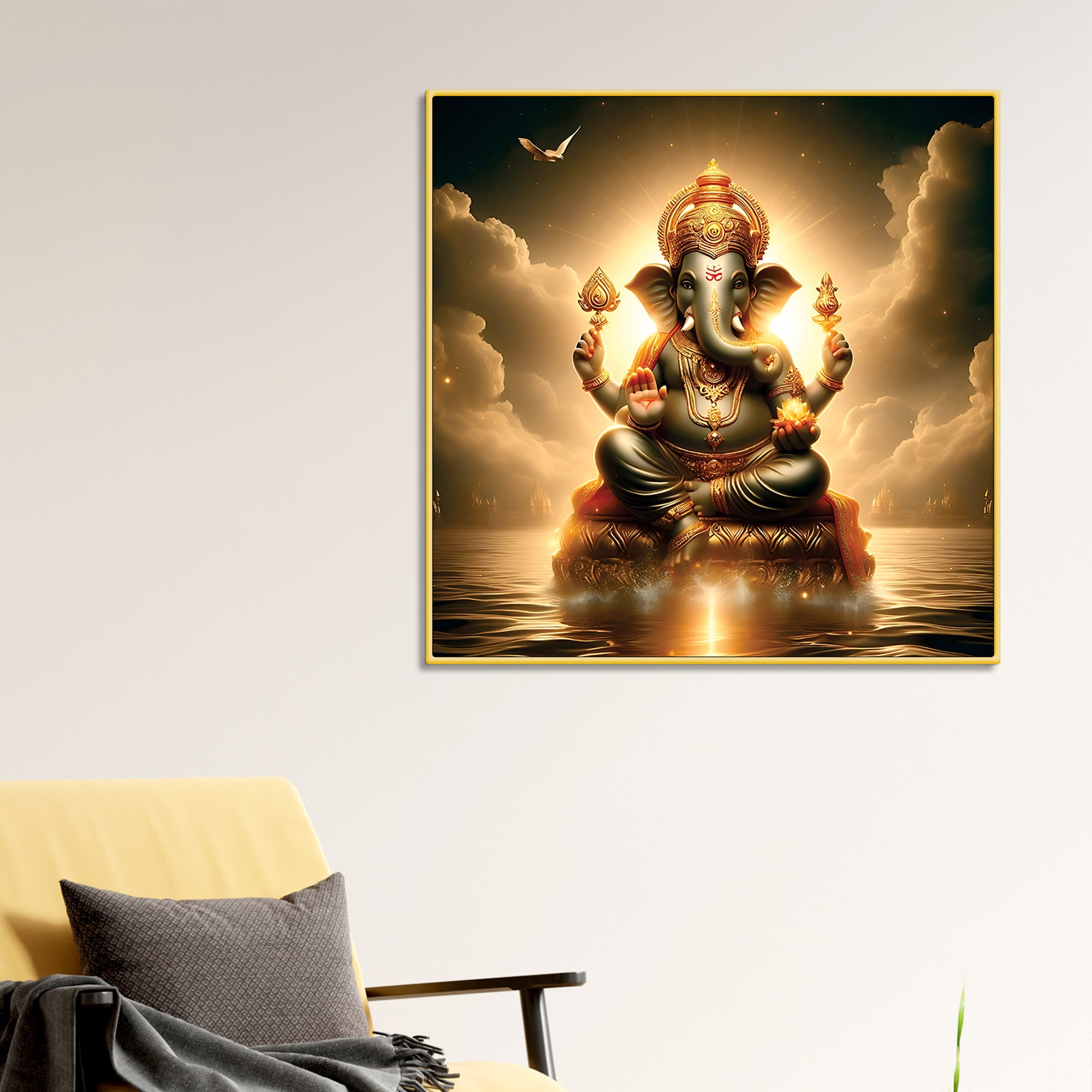 Divine Ganpati Painting for Office Decor
