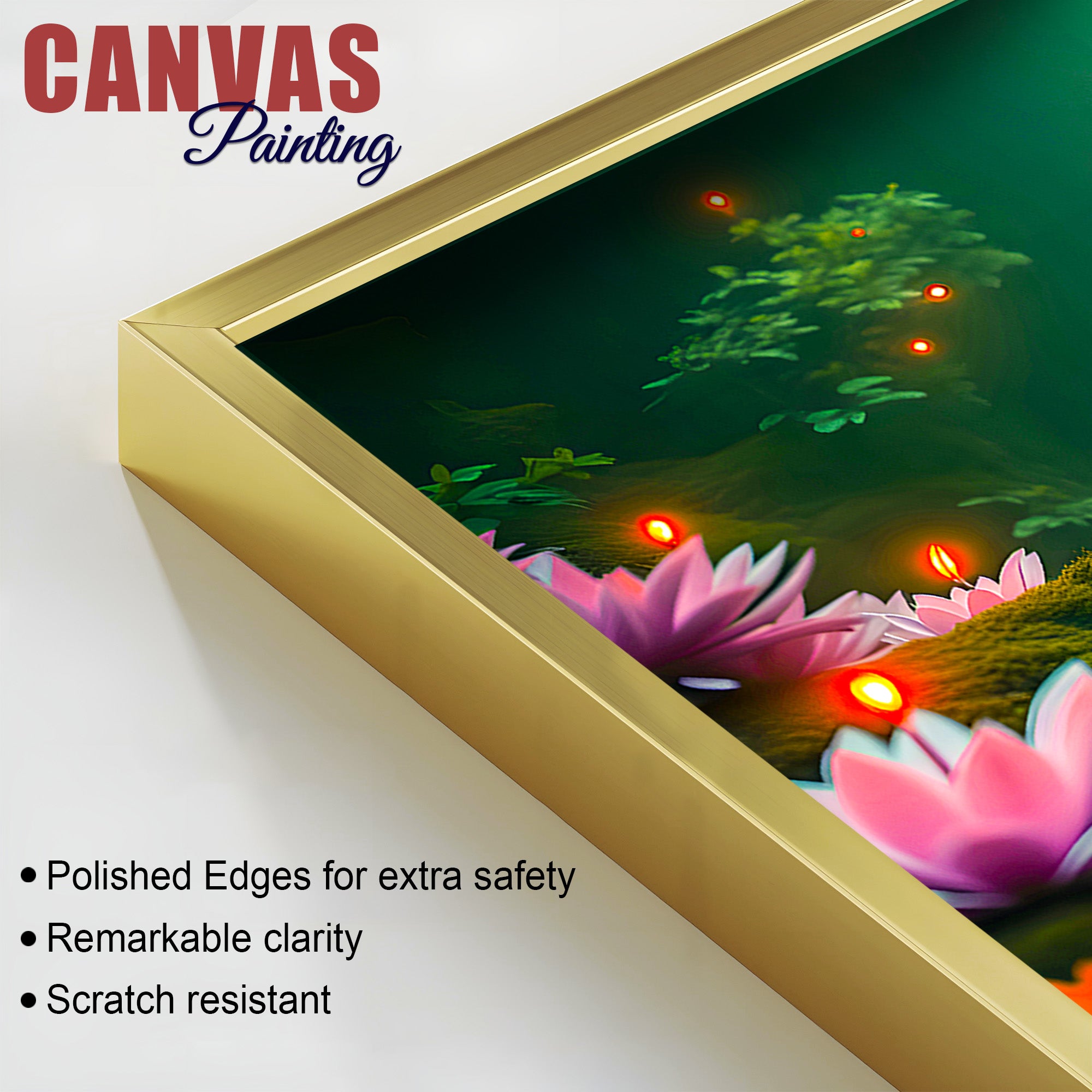 Divine Gautam Buddha Canvas Painting for Peaceful Home Décor