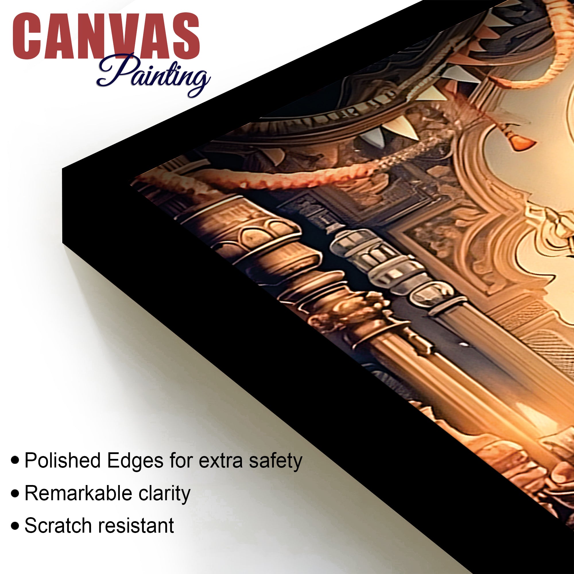 Divine Hindu Ganesh Ji Canvas Painting