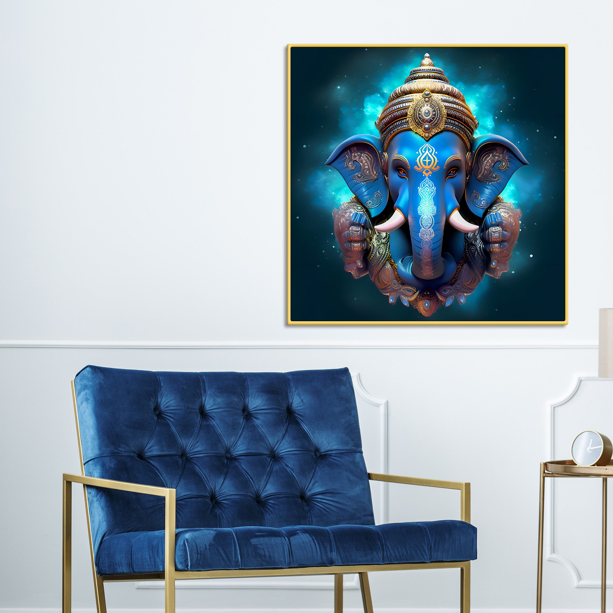 Divine Hindu Home Decoration Ganpati Bappa Painting
